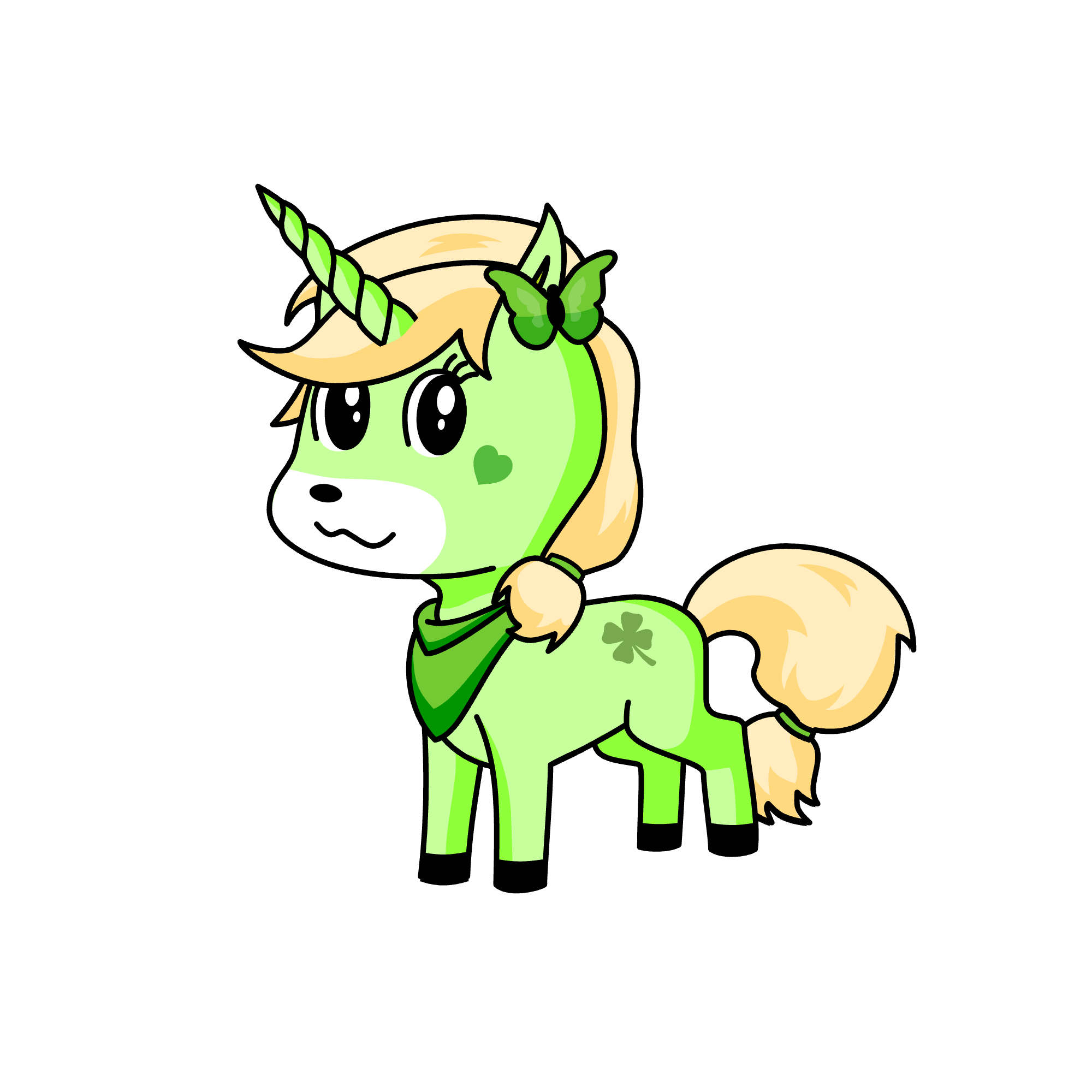 Lucky, the unicorn