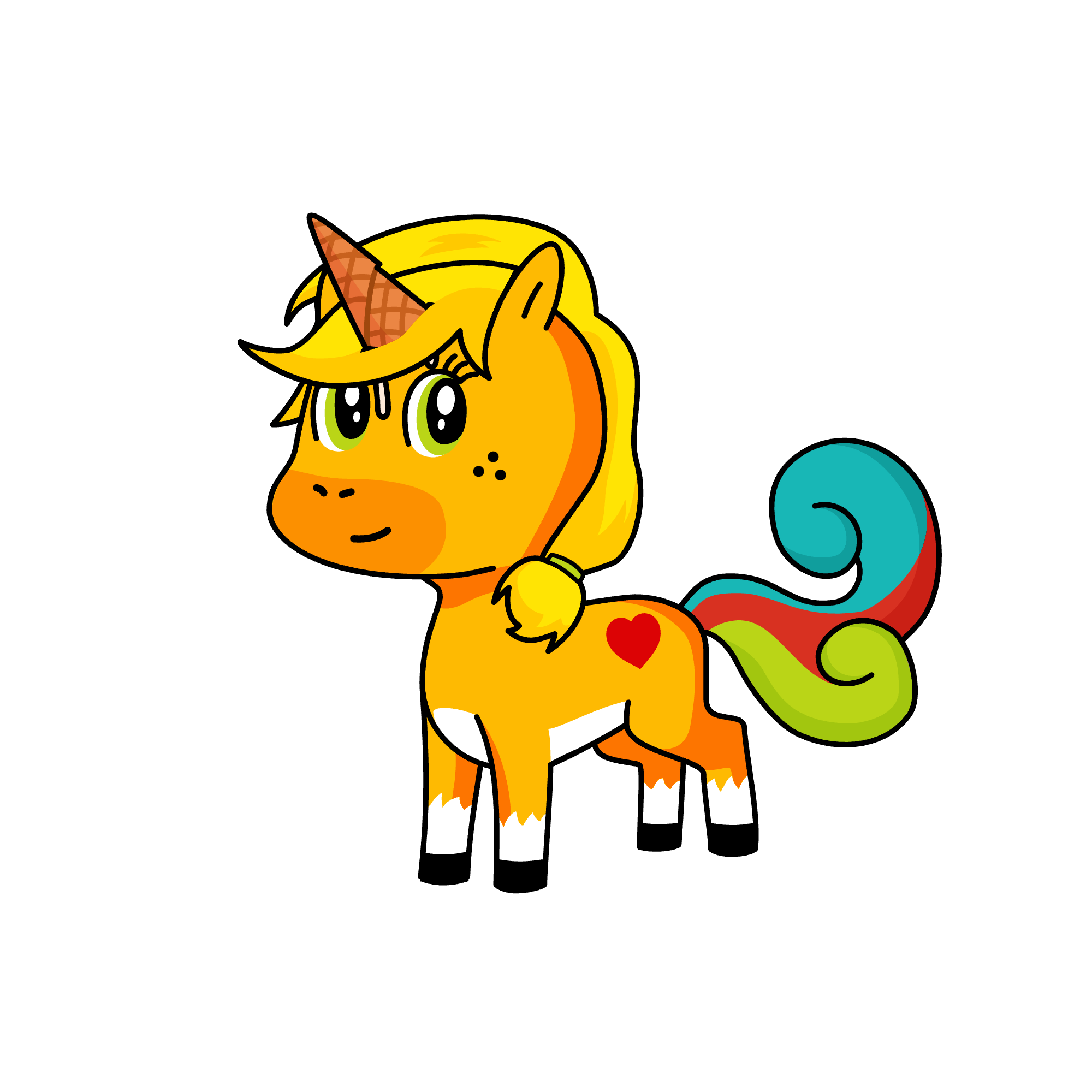 Icey, the unicorn