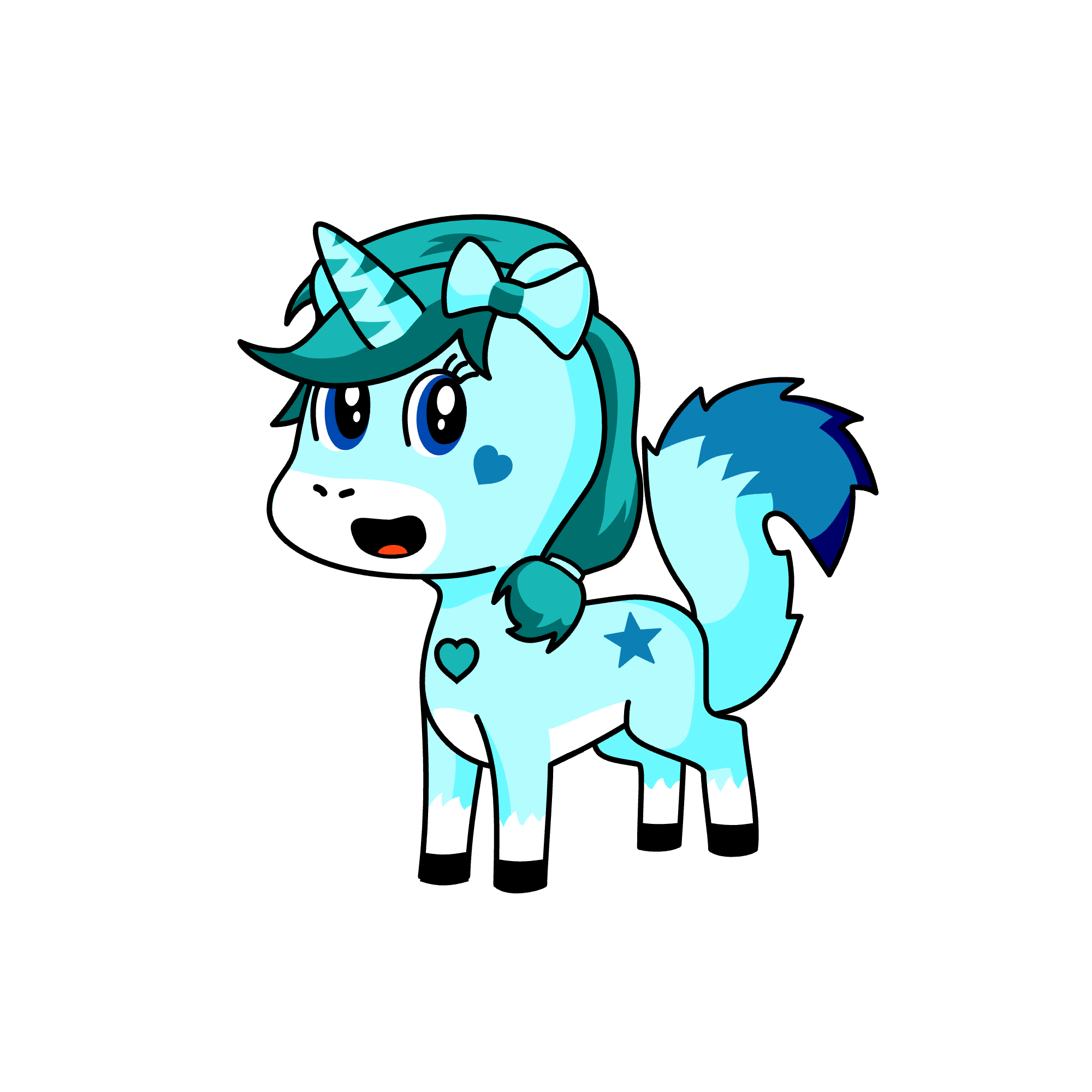 Winter, the unicorn
