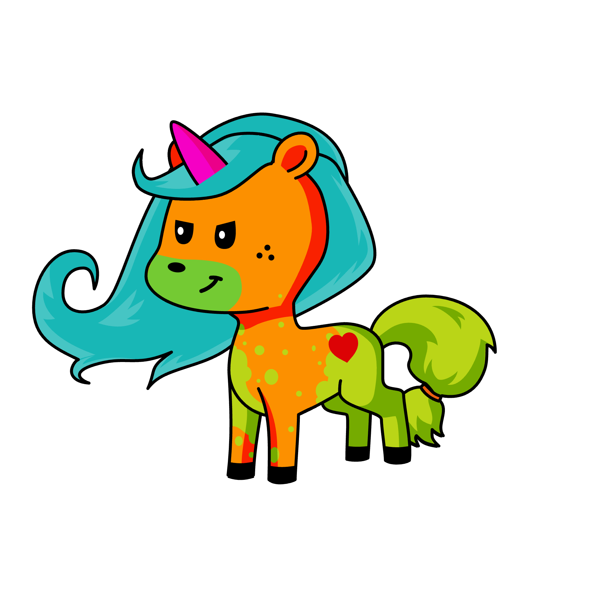 Cuteicore, the unicorn