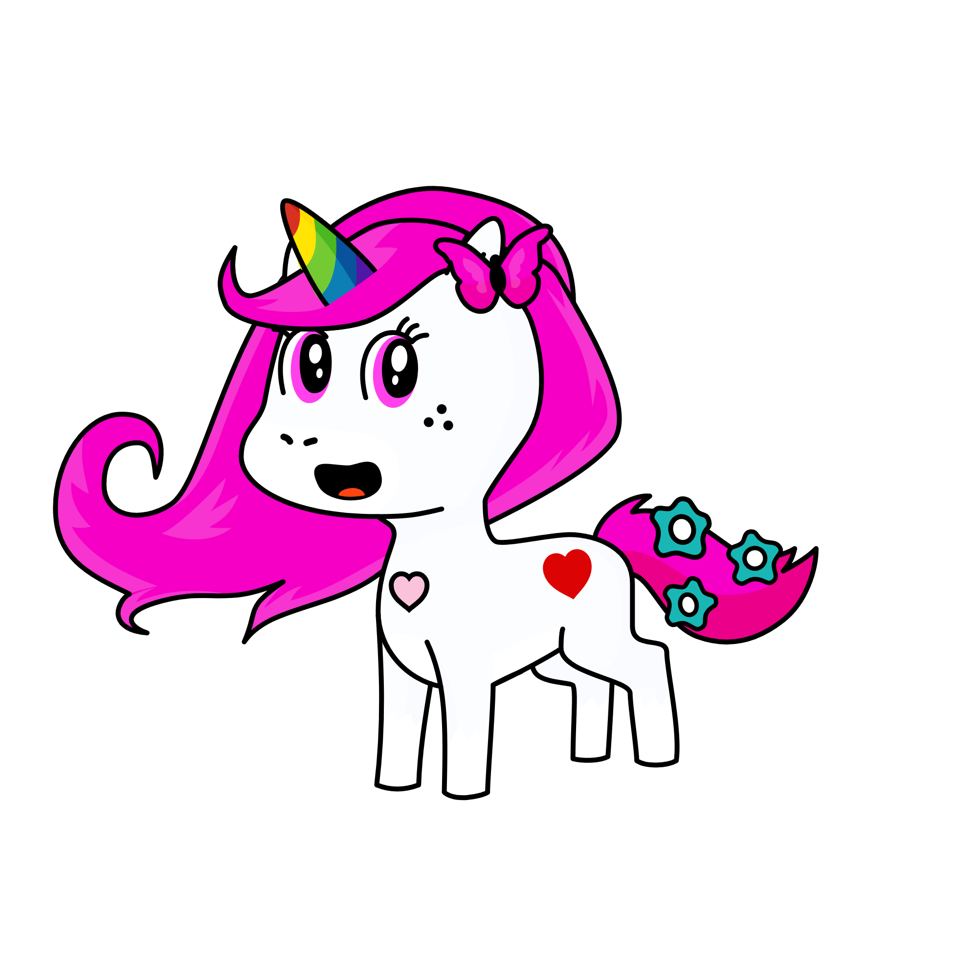 cutey, the unicorn