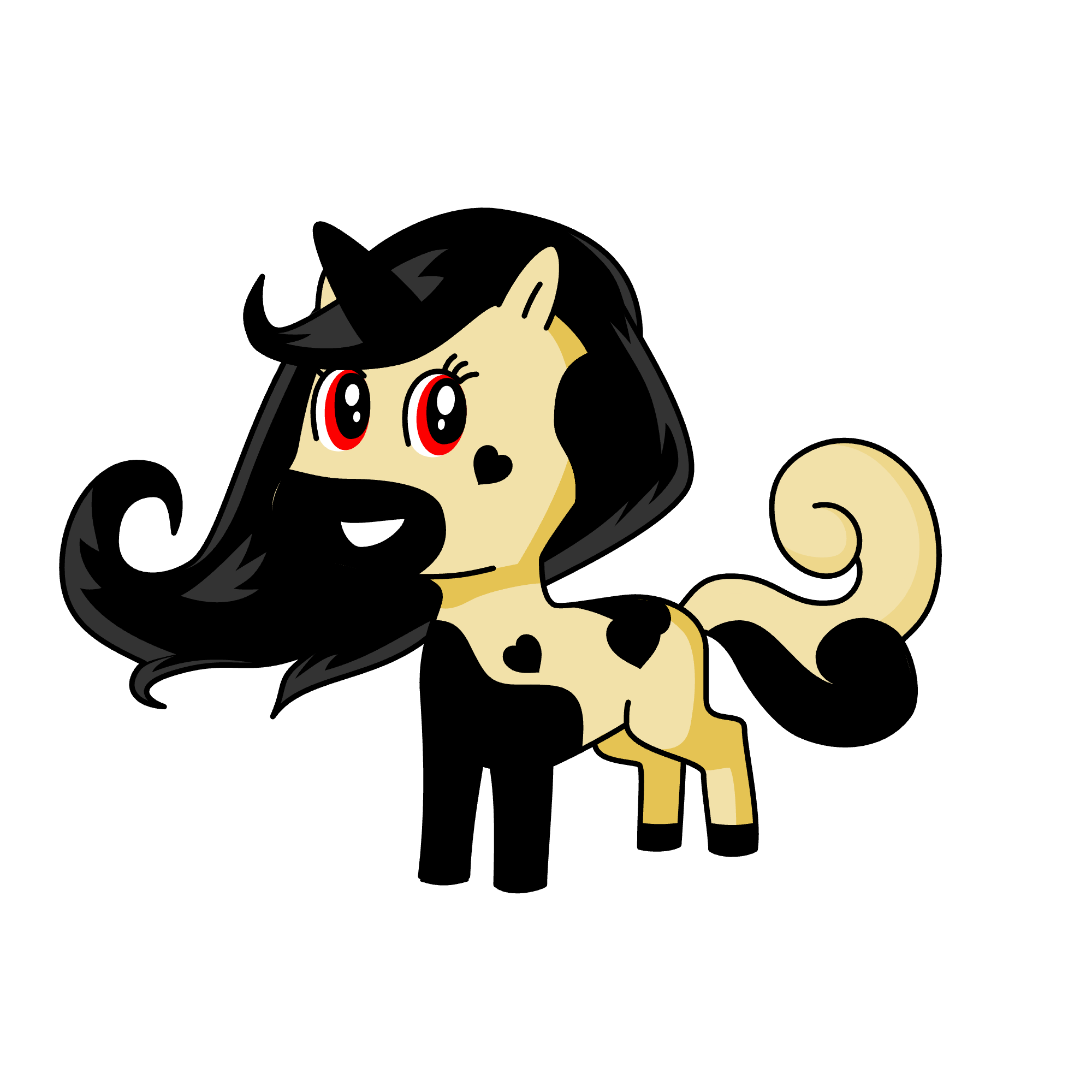 Twsited Shelly (from dicus's world, do you live under a rock?), the unicorn