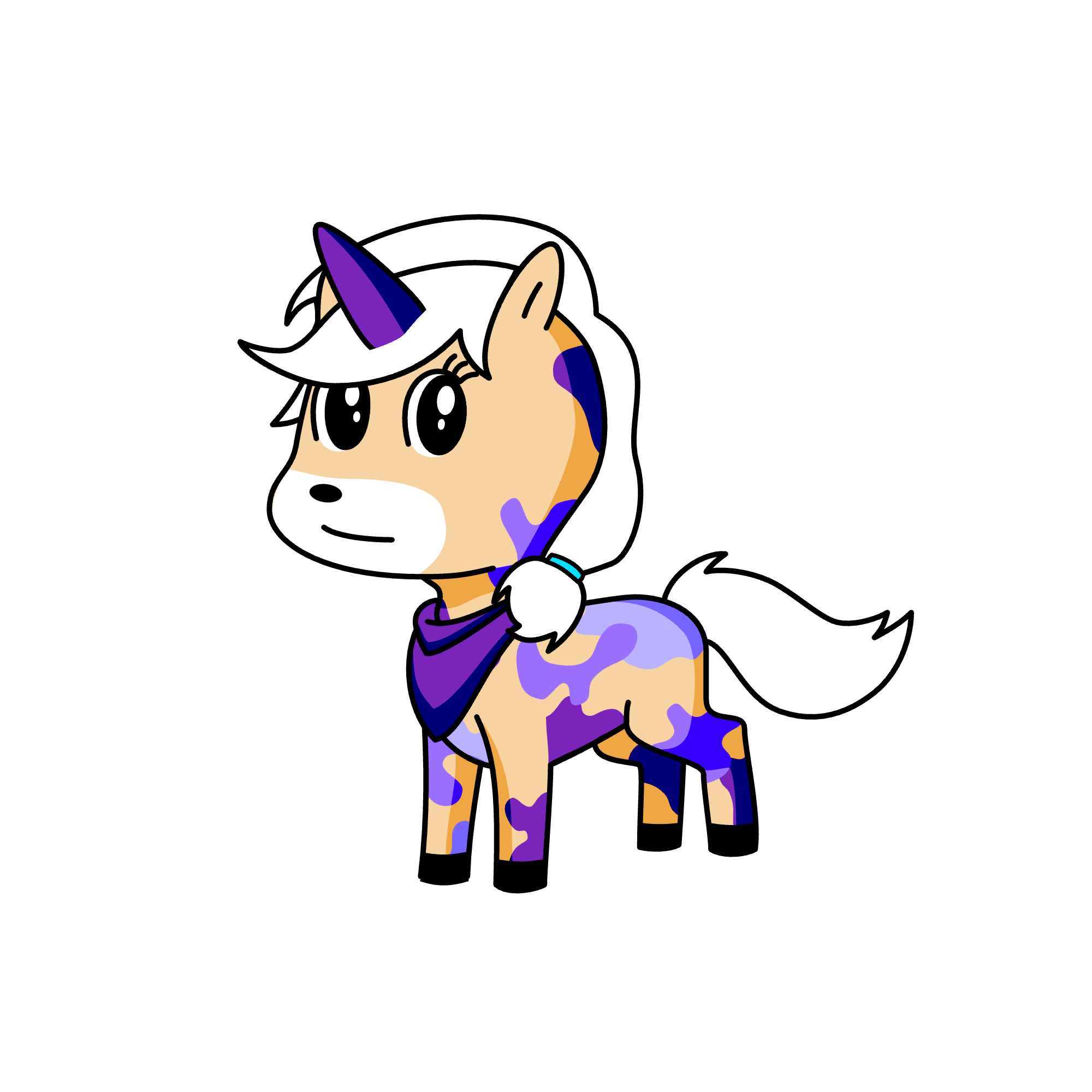 Brusha, the unicorn