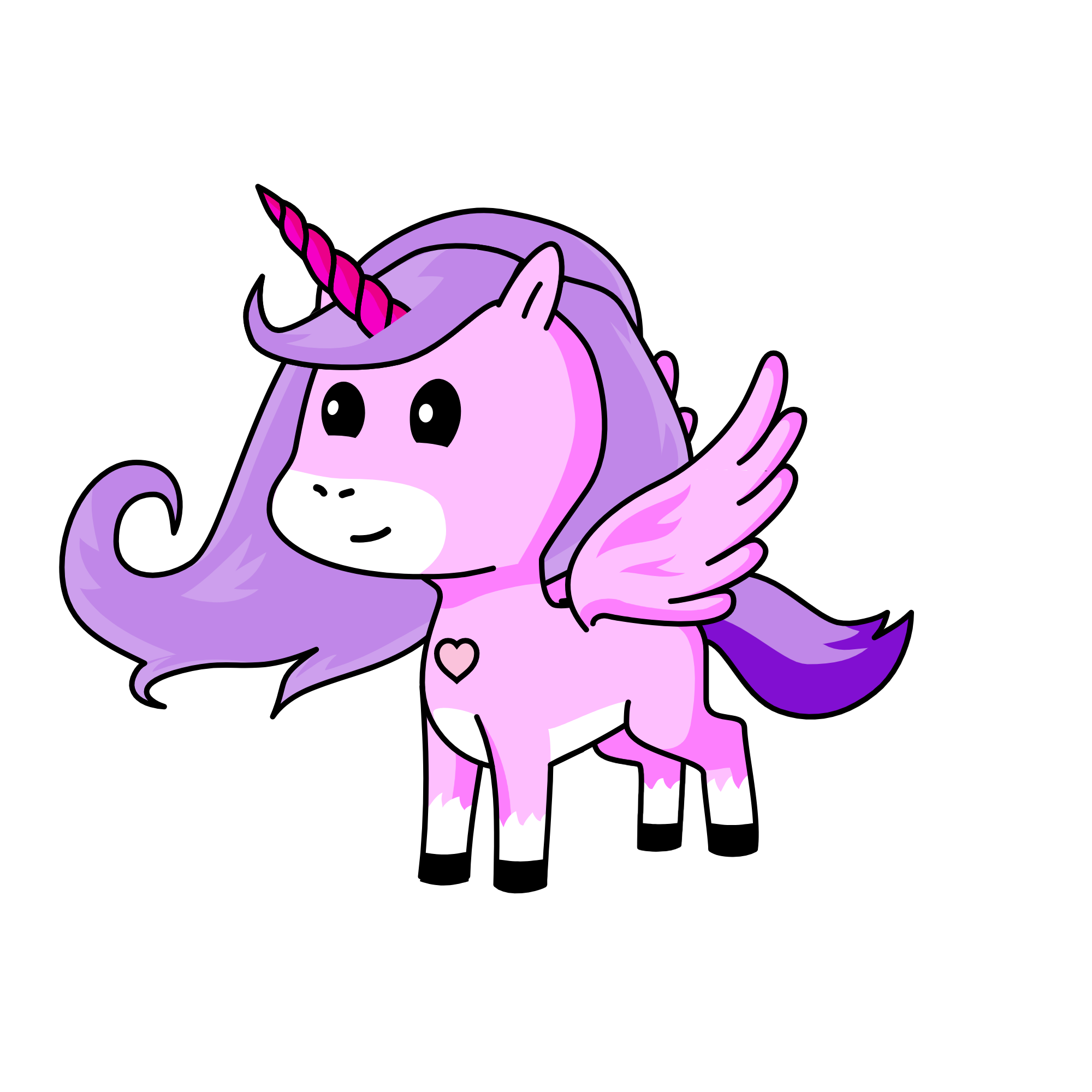 Pinkie, the unicorn