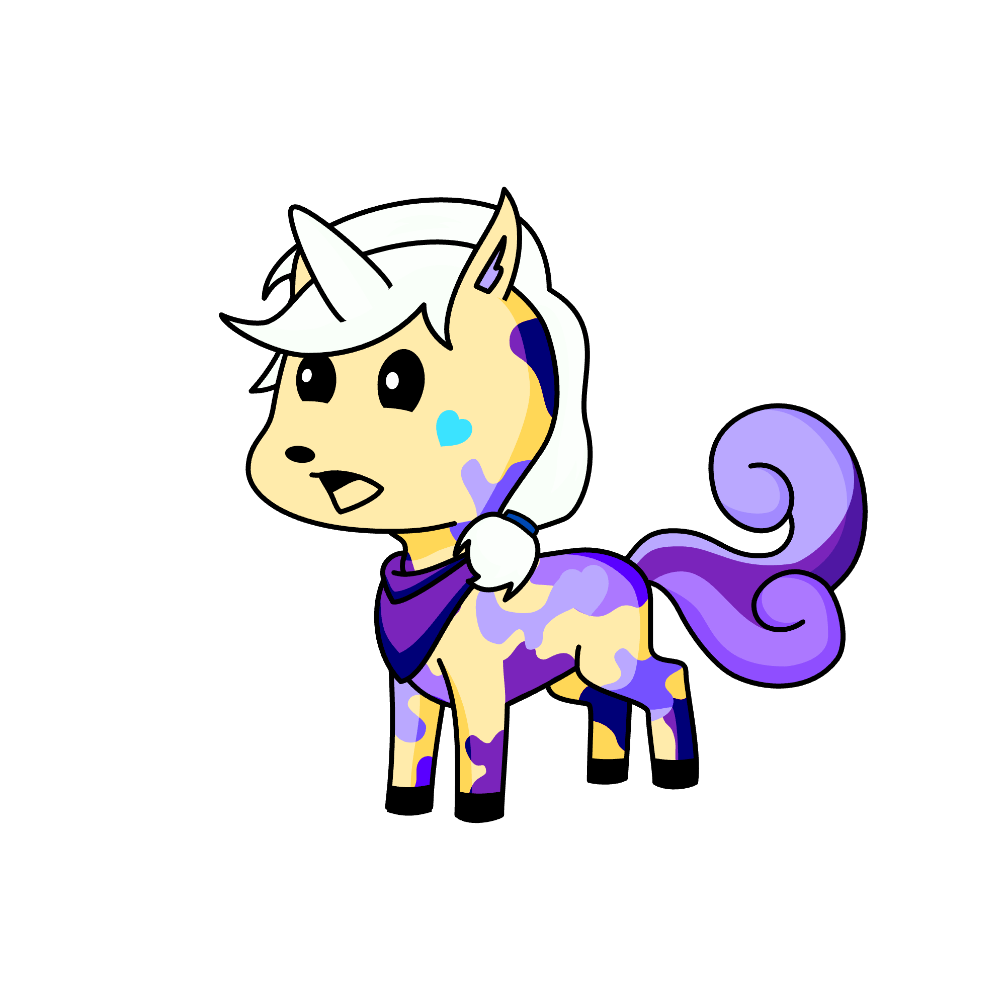 I HATE BRUSHA! STEALING ALL THE SPOTLIGHT FROM DYLE! I HOPE SHE FREEZES!, the unicorn