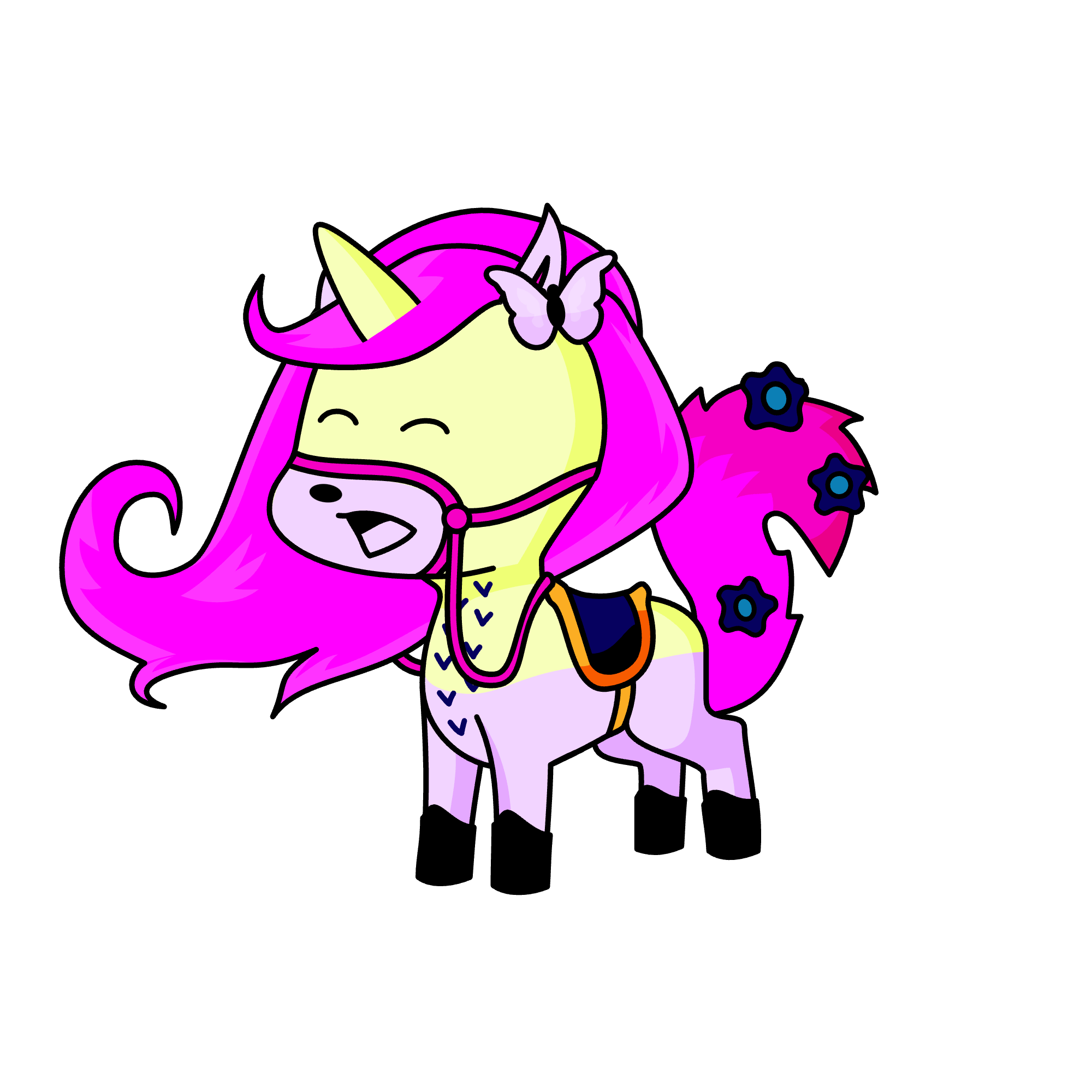 STOP! don't talk to me!, the unicorn