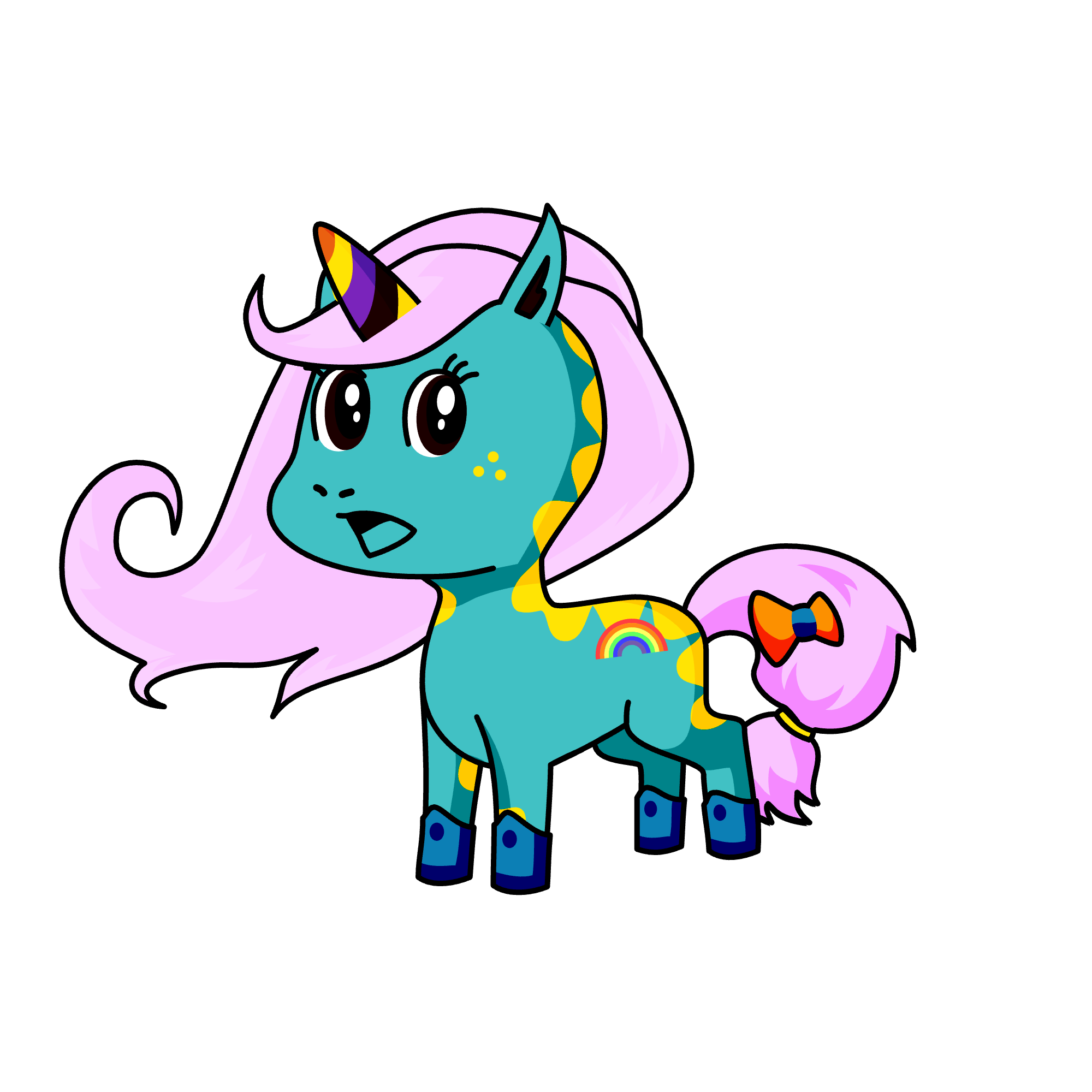 I hate yatta!, the unicorn