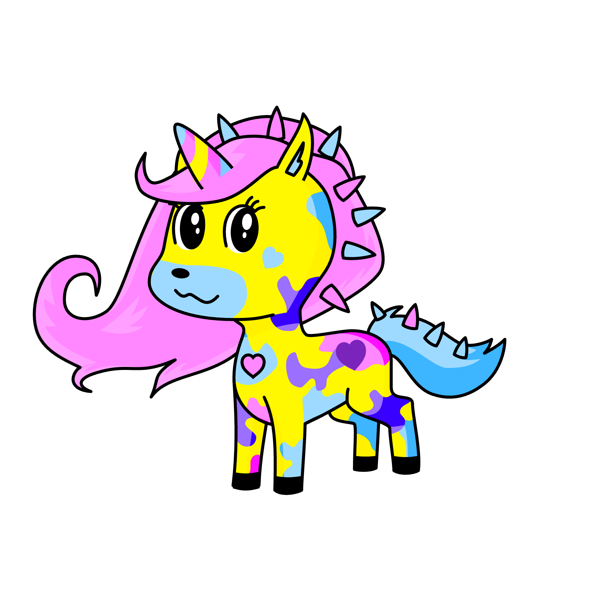 Yatta! *dandy's world*, the unicorn