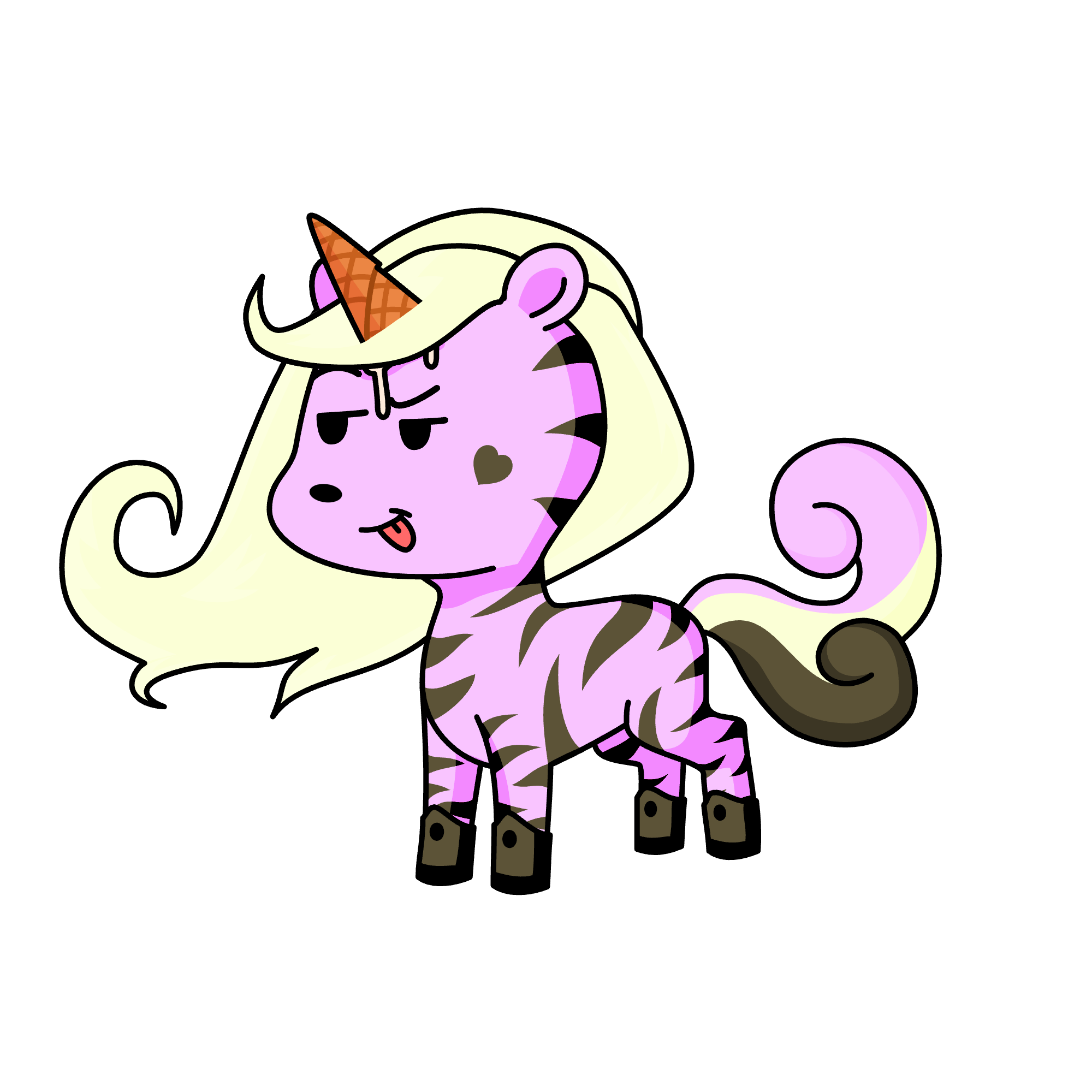 Ice cream prick, the unicorn