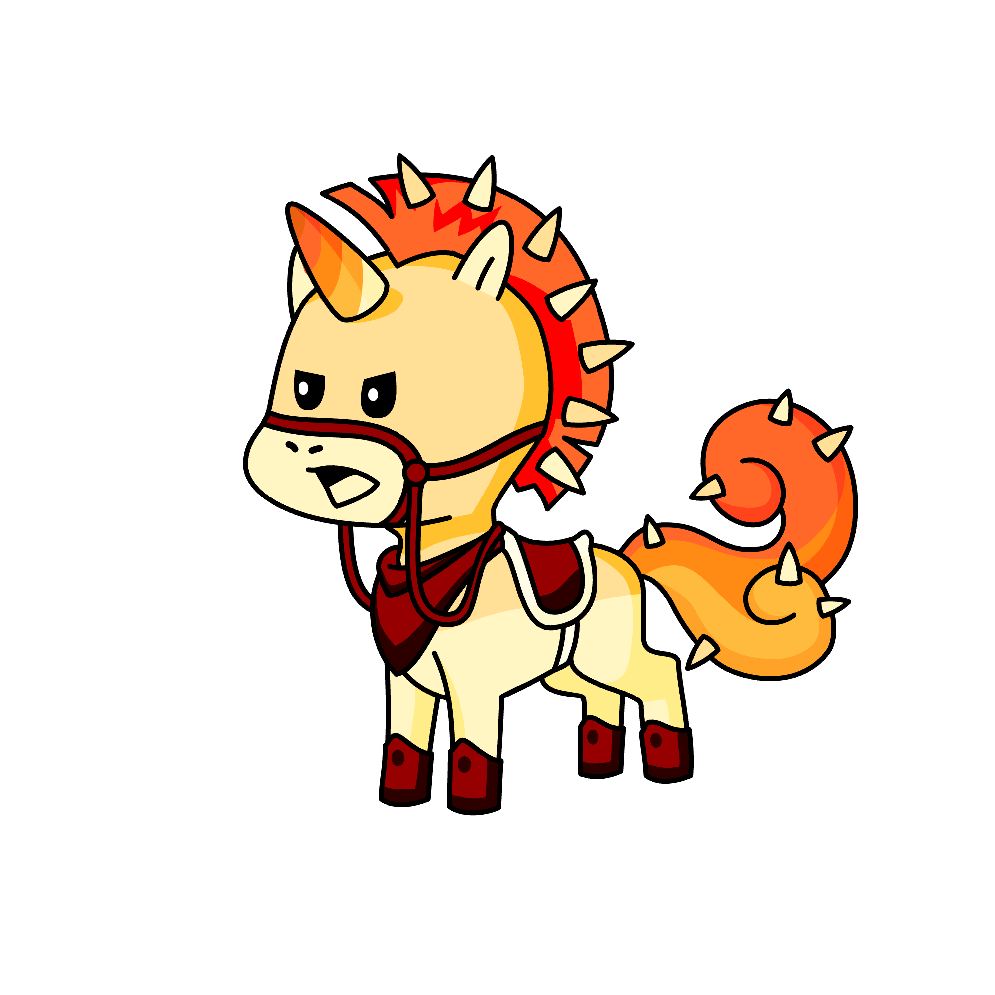 Shrimpo!, the unicorn