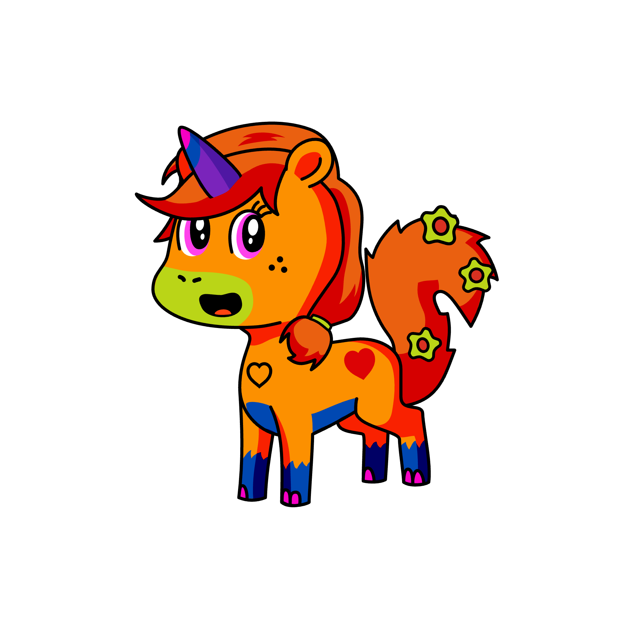 Miss cutiepie, the unicorn