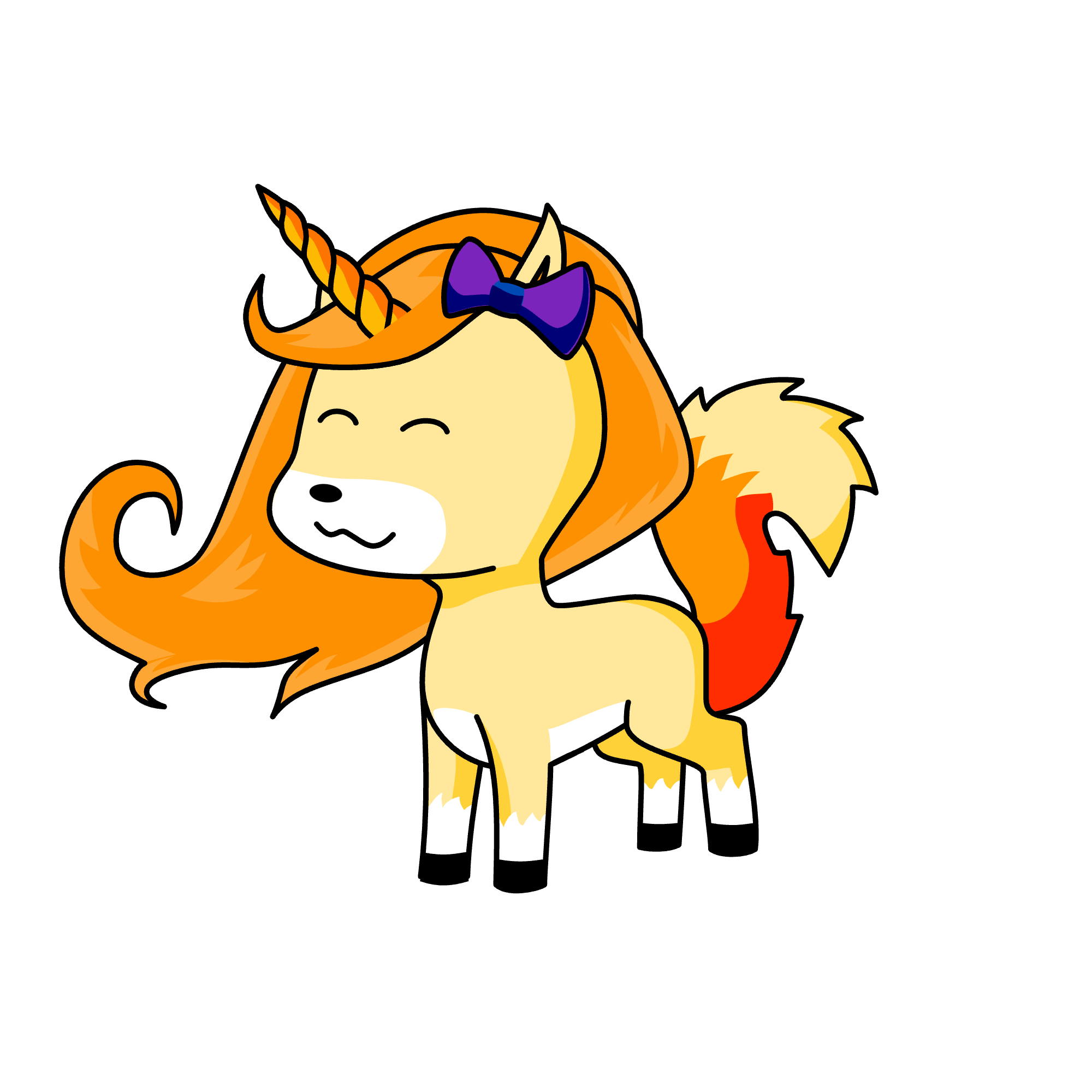 Foxycorn, the unicorn