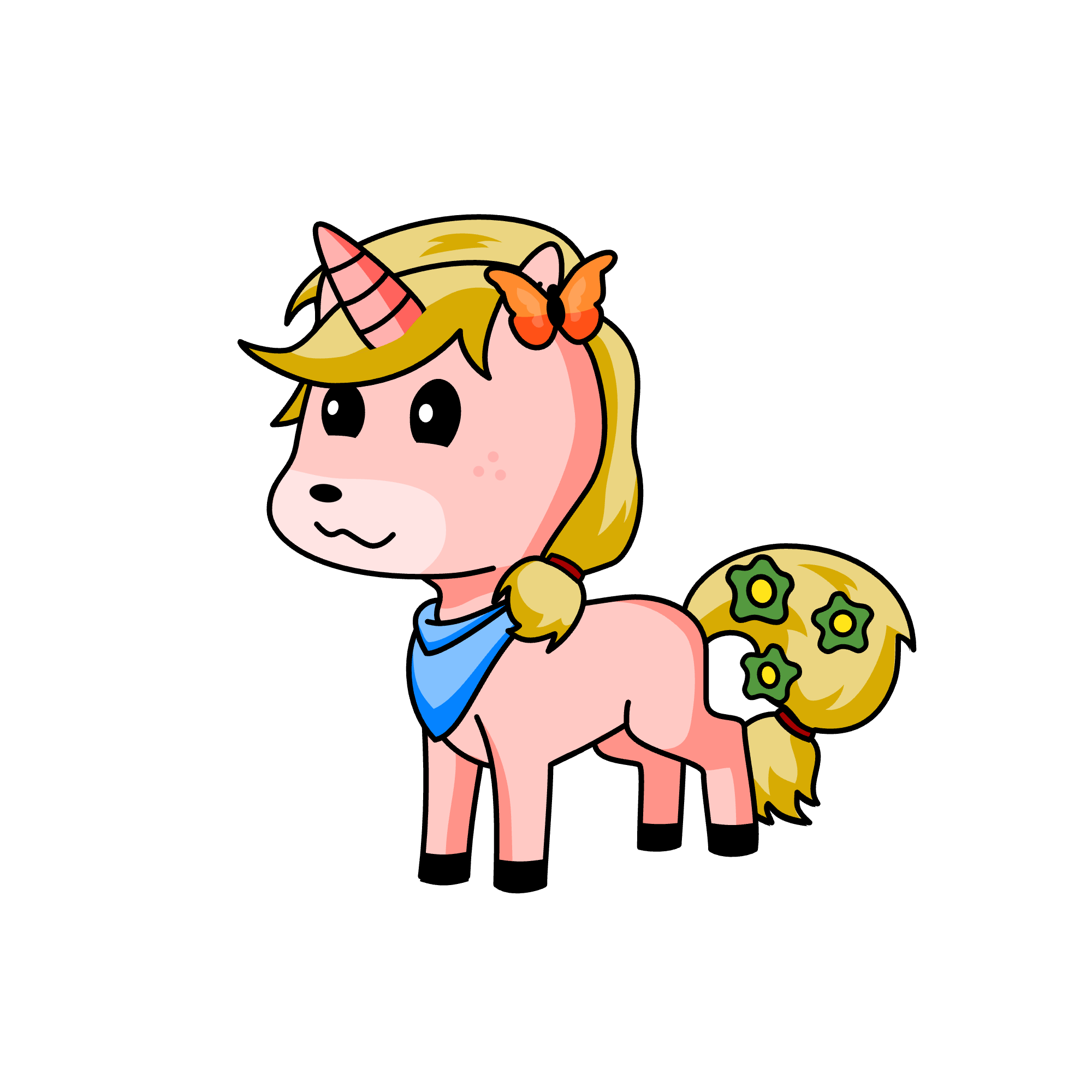 Piggycorn!, the unicorn