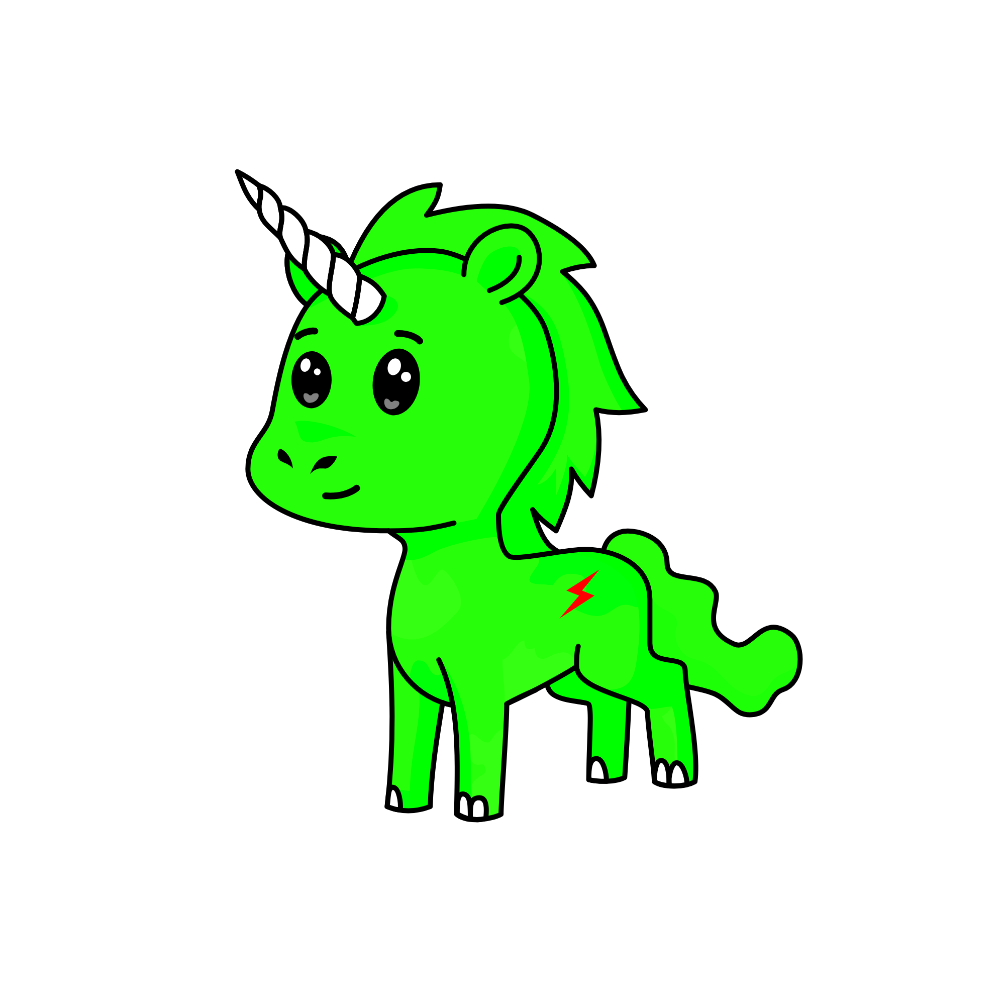 dragon, the unicorn
