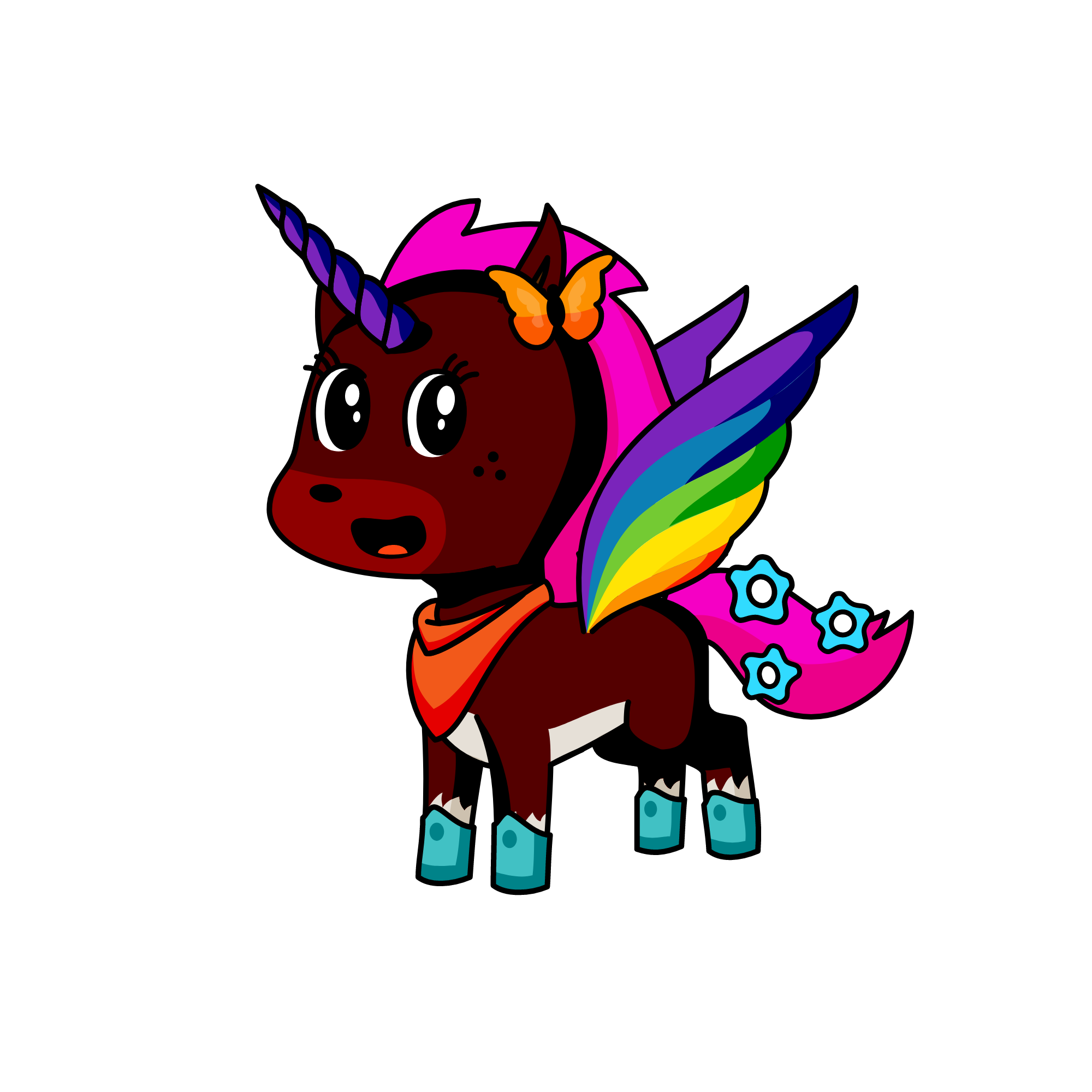 winter, the unicorn