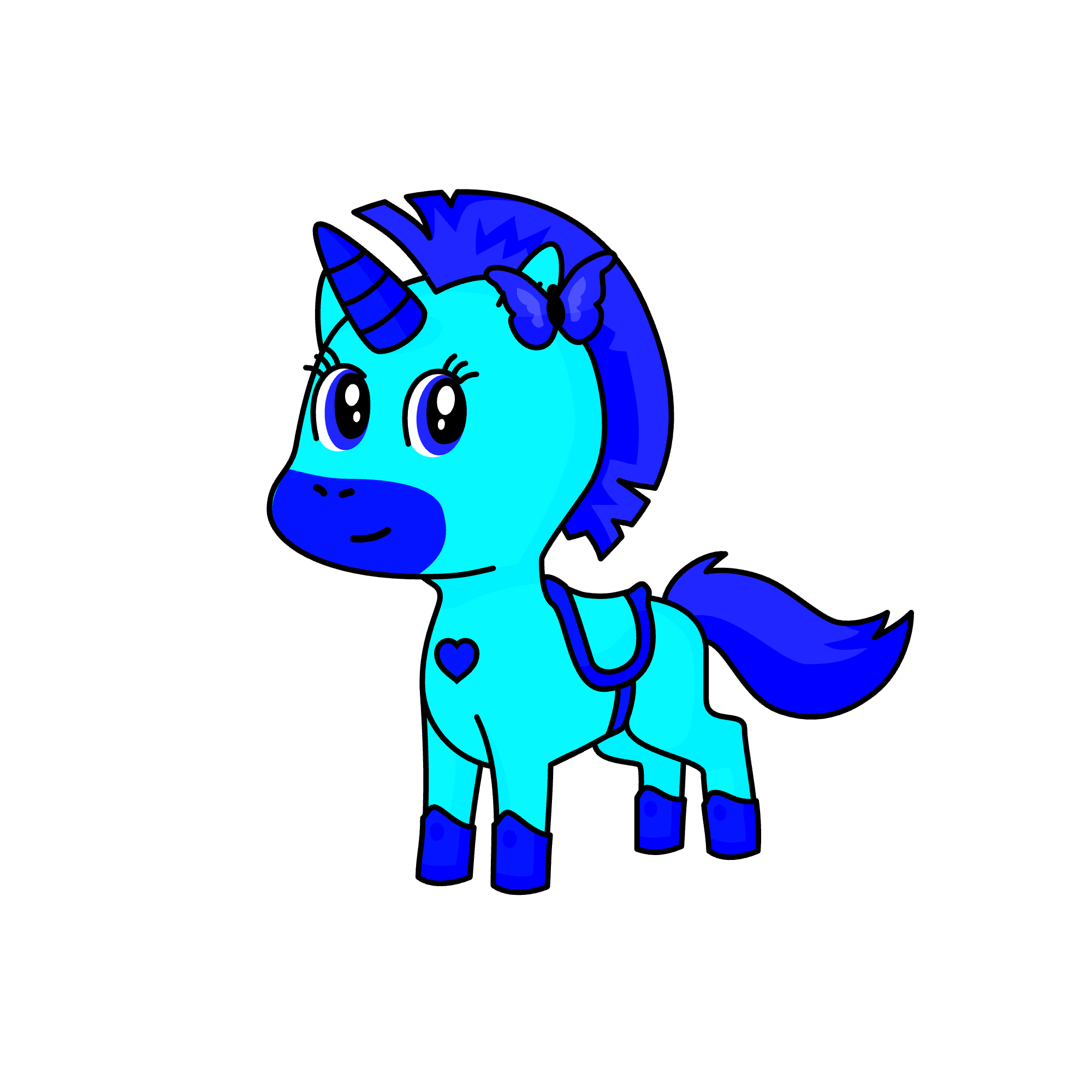 Unes, the unicorn
