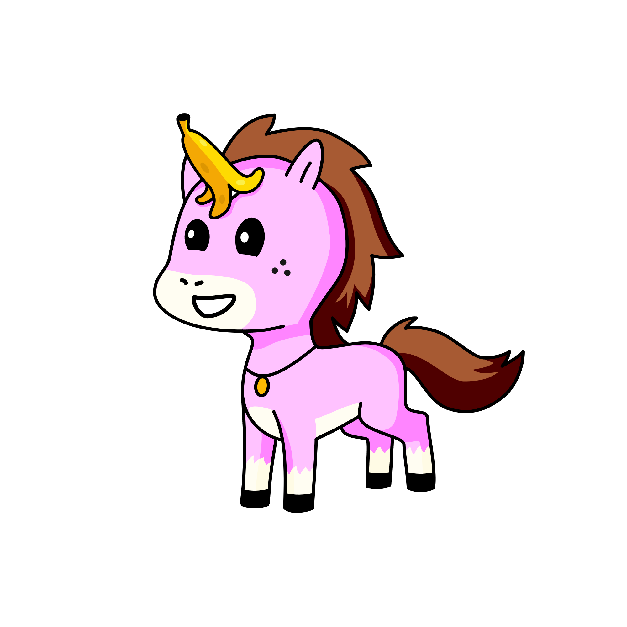 LOve banANas, the unicorn