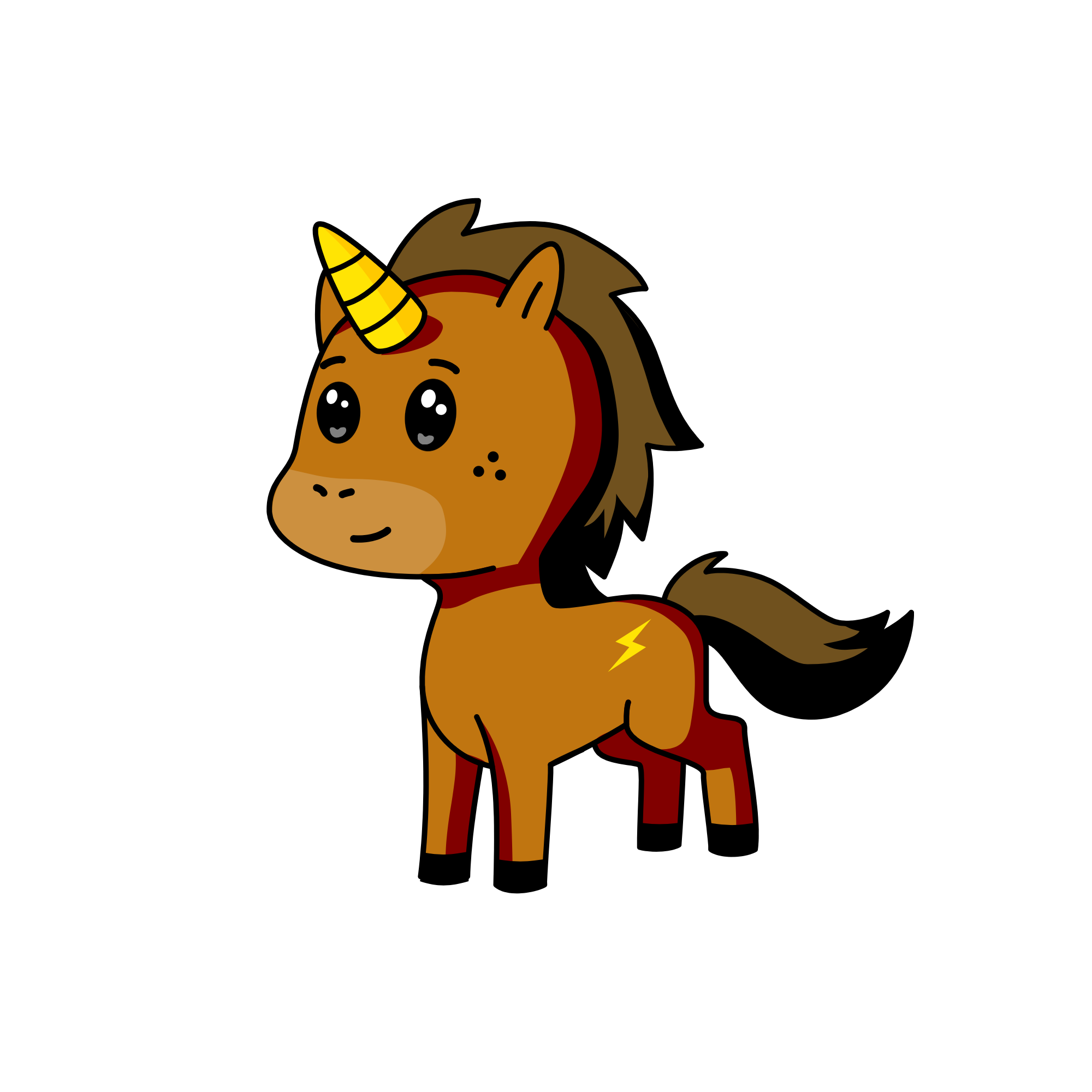 Lightning , the unicorn