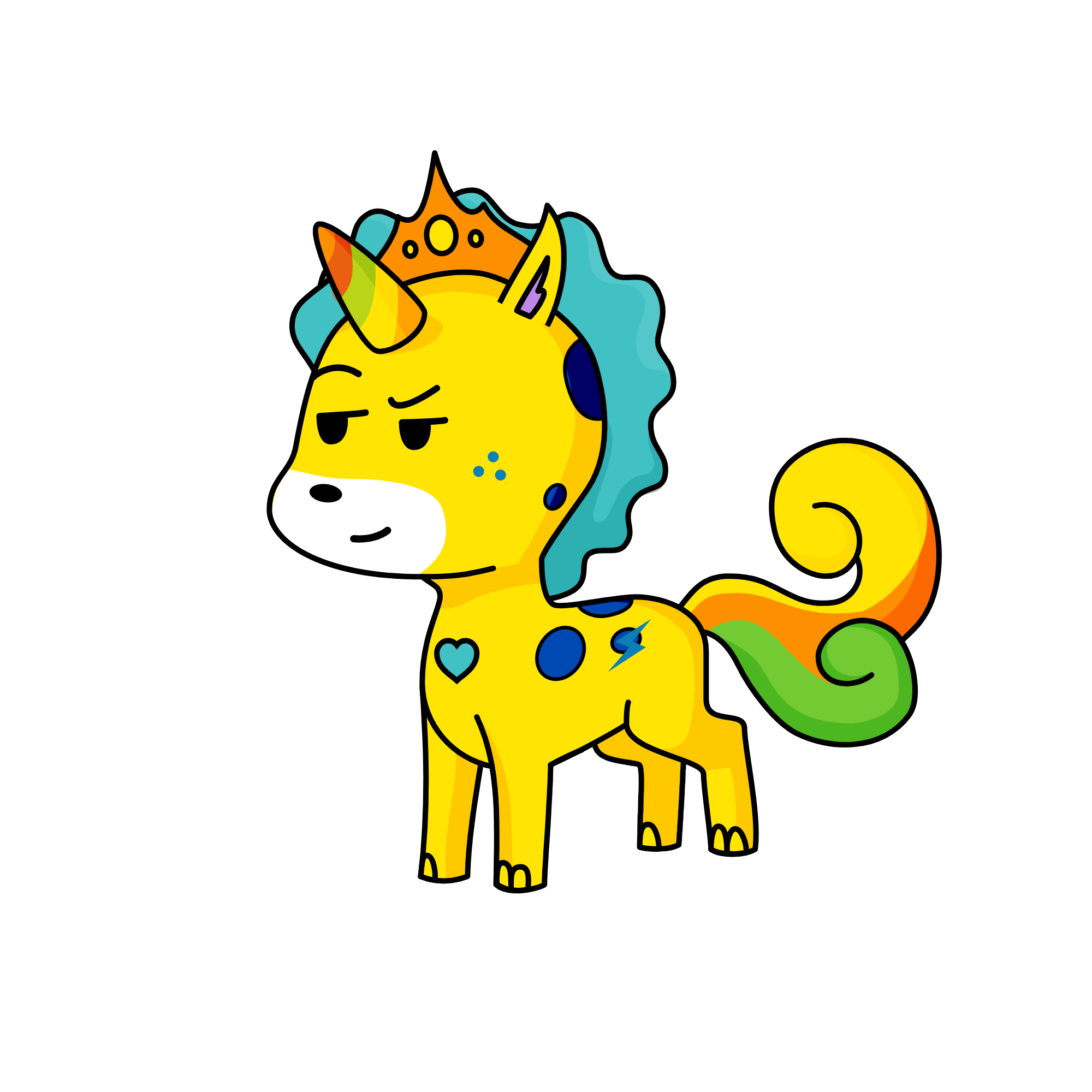 123, the unicorn