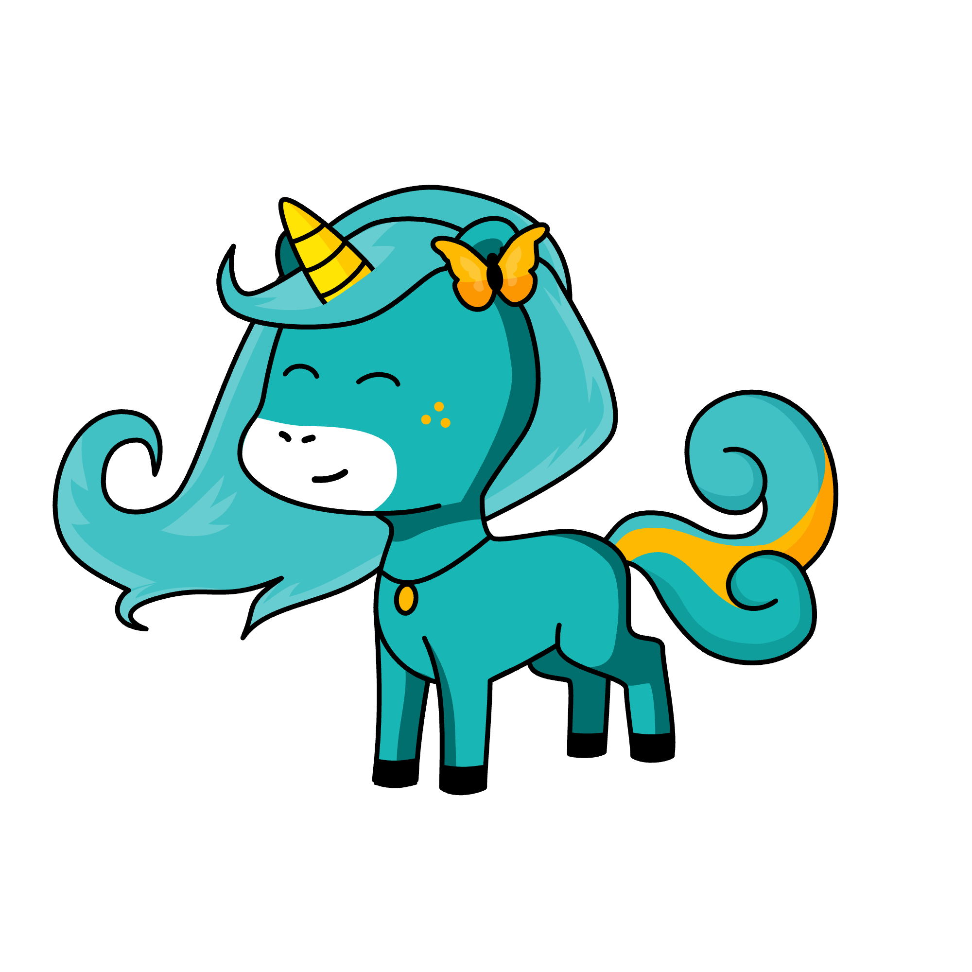 Addison, the unicorn
