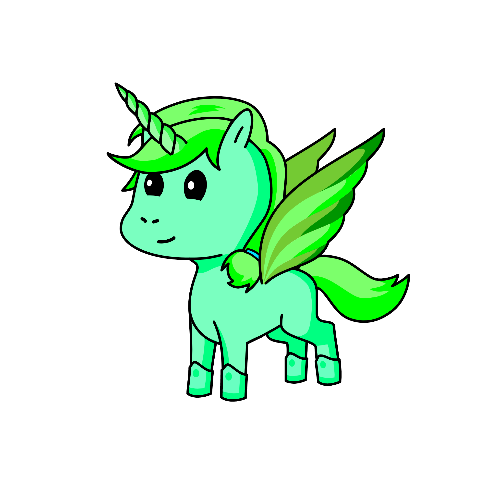 Leaf, the unicorn