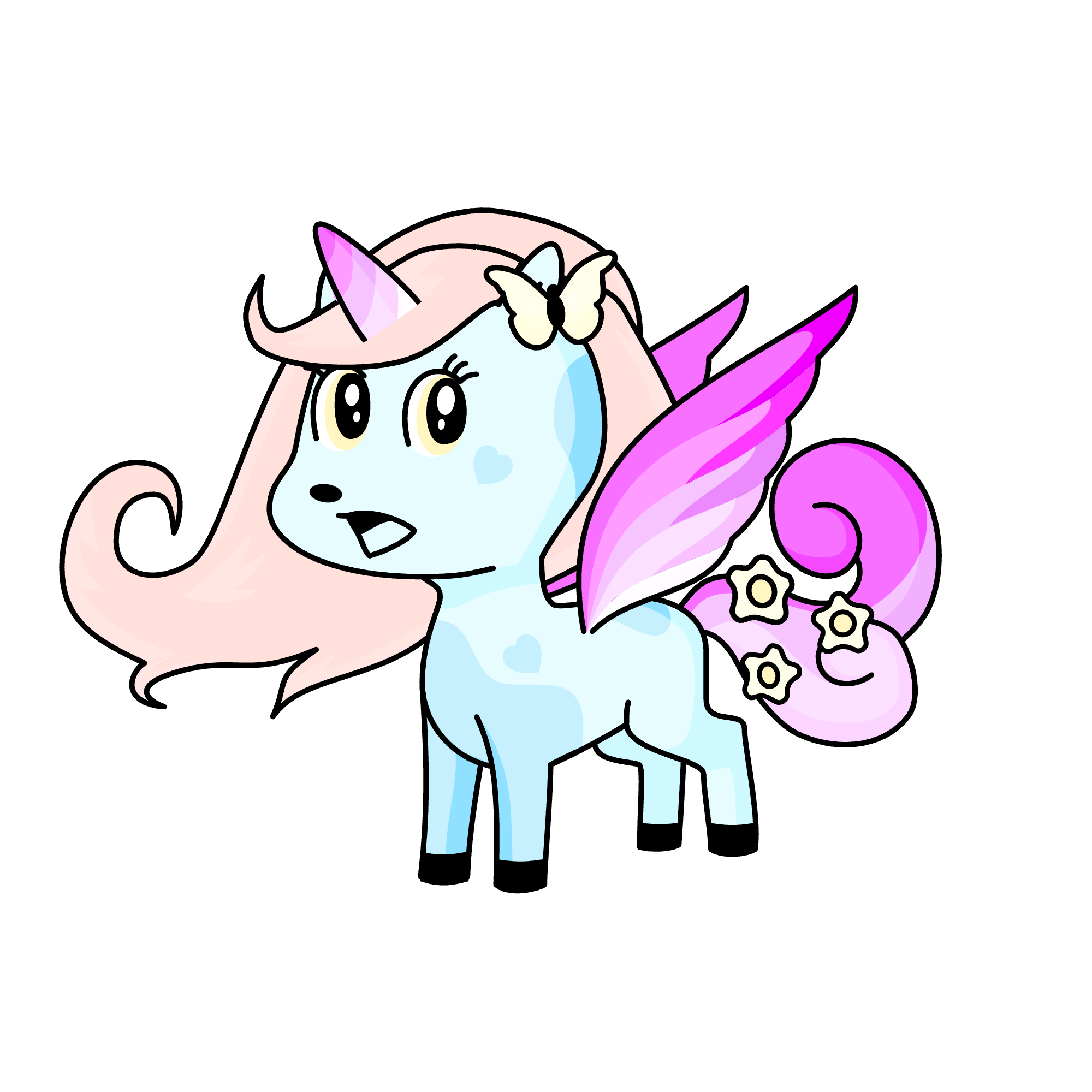 Marshmallow bunnycorn, the unicorn
