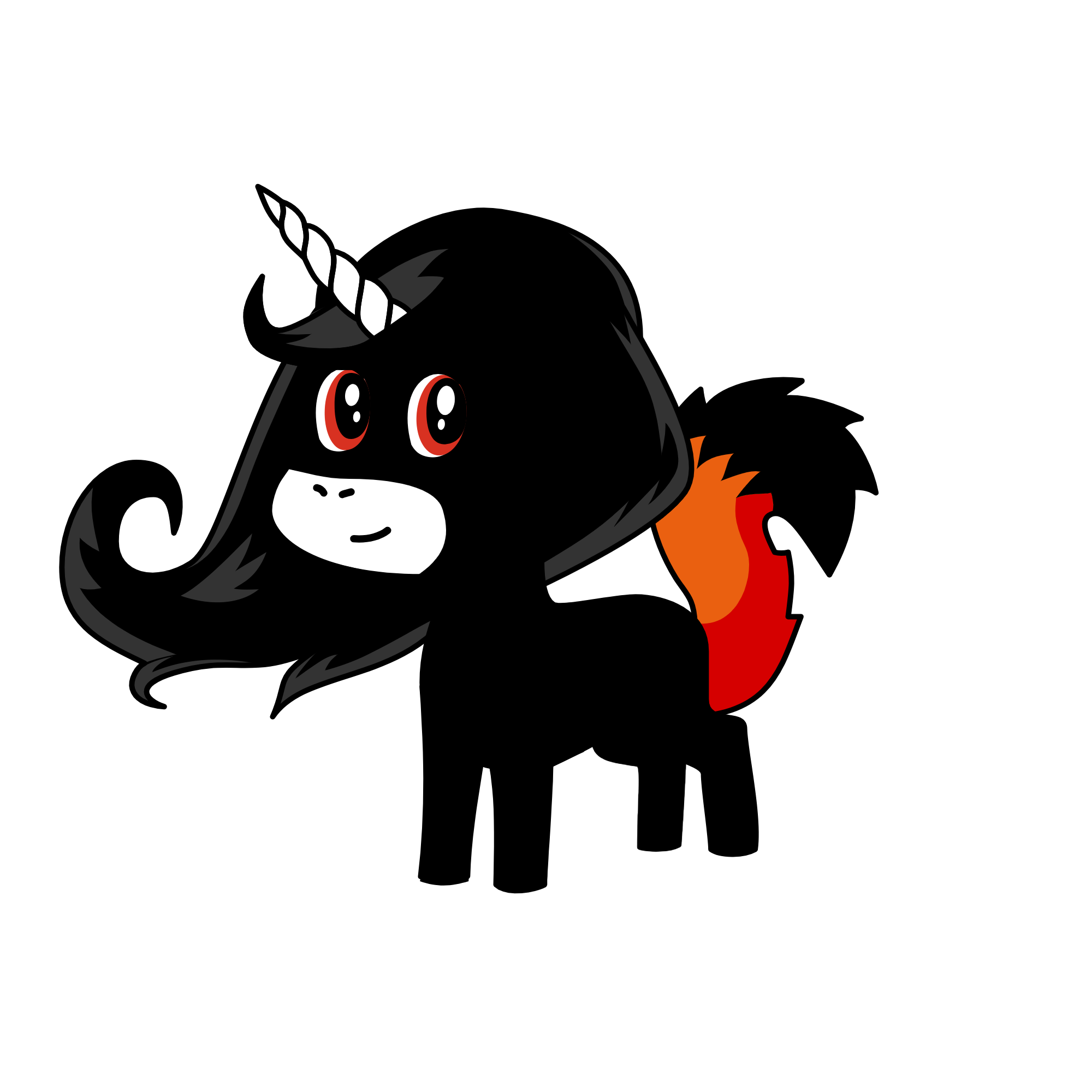 Samantha the evil., the unicorn