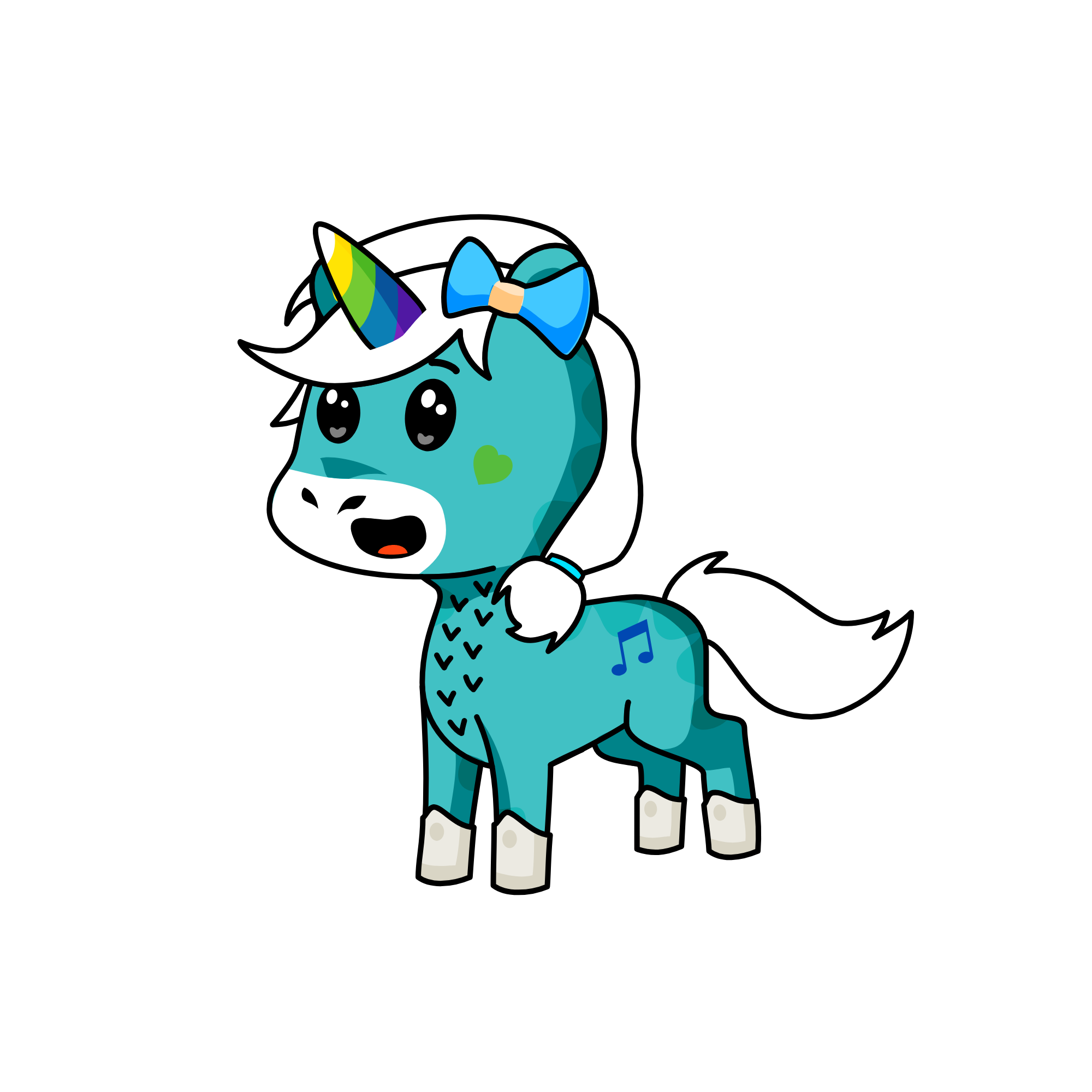 Winter, the unicorn