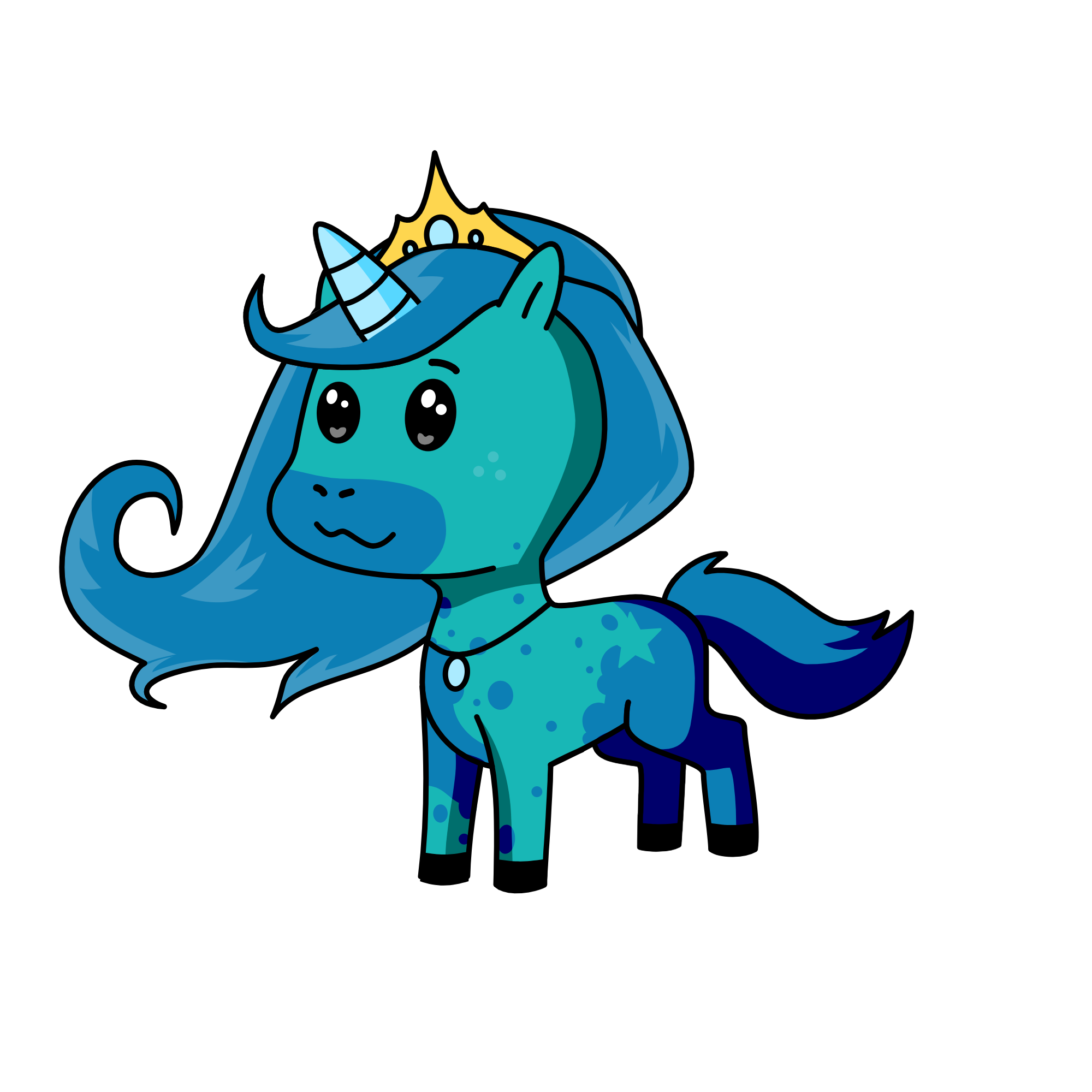 OCEAN QUEEN, the unicorn