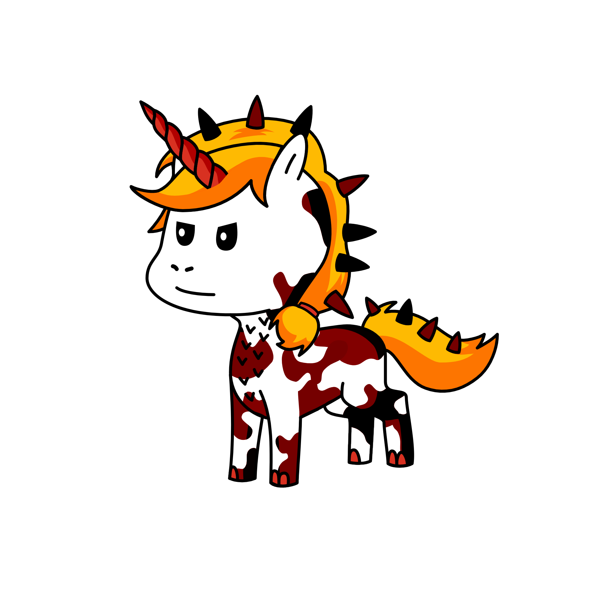 bloddy, the unicorn