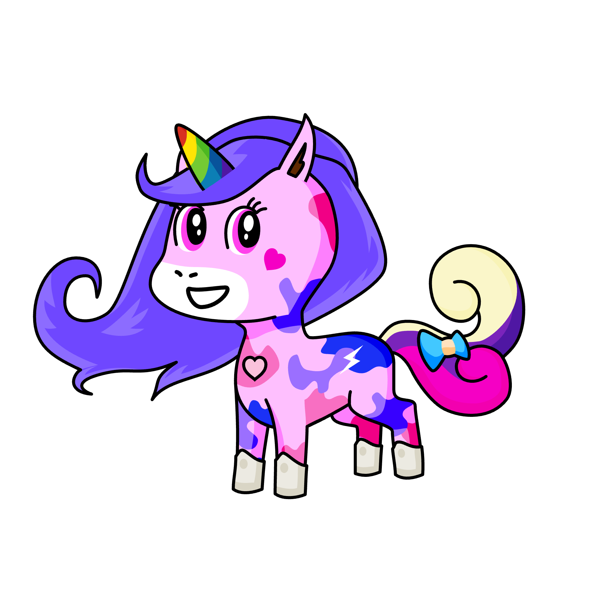Bubble , the unicorn