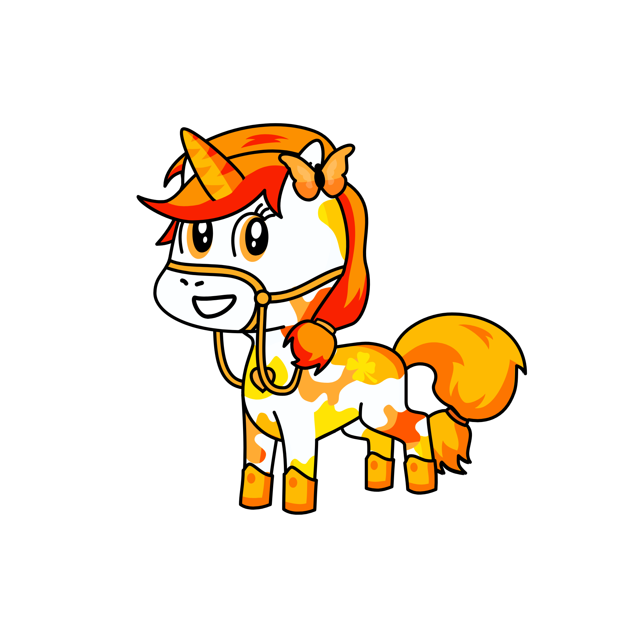 Flame, the unicorn