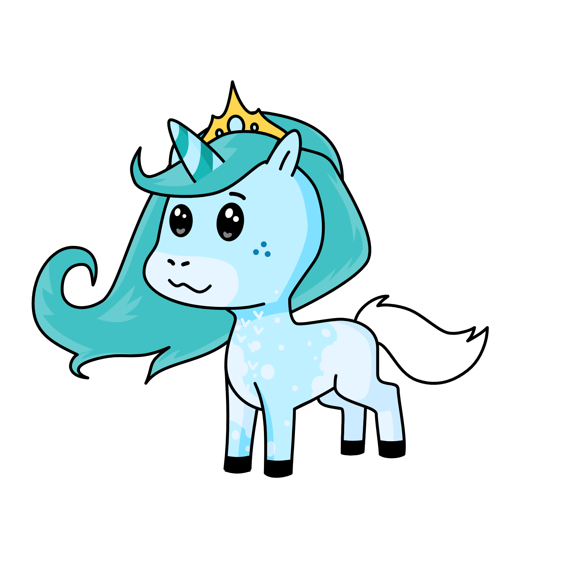 Icy Queen, the unicorn