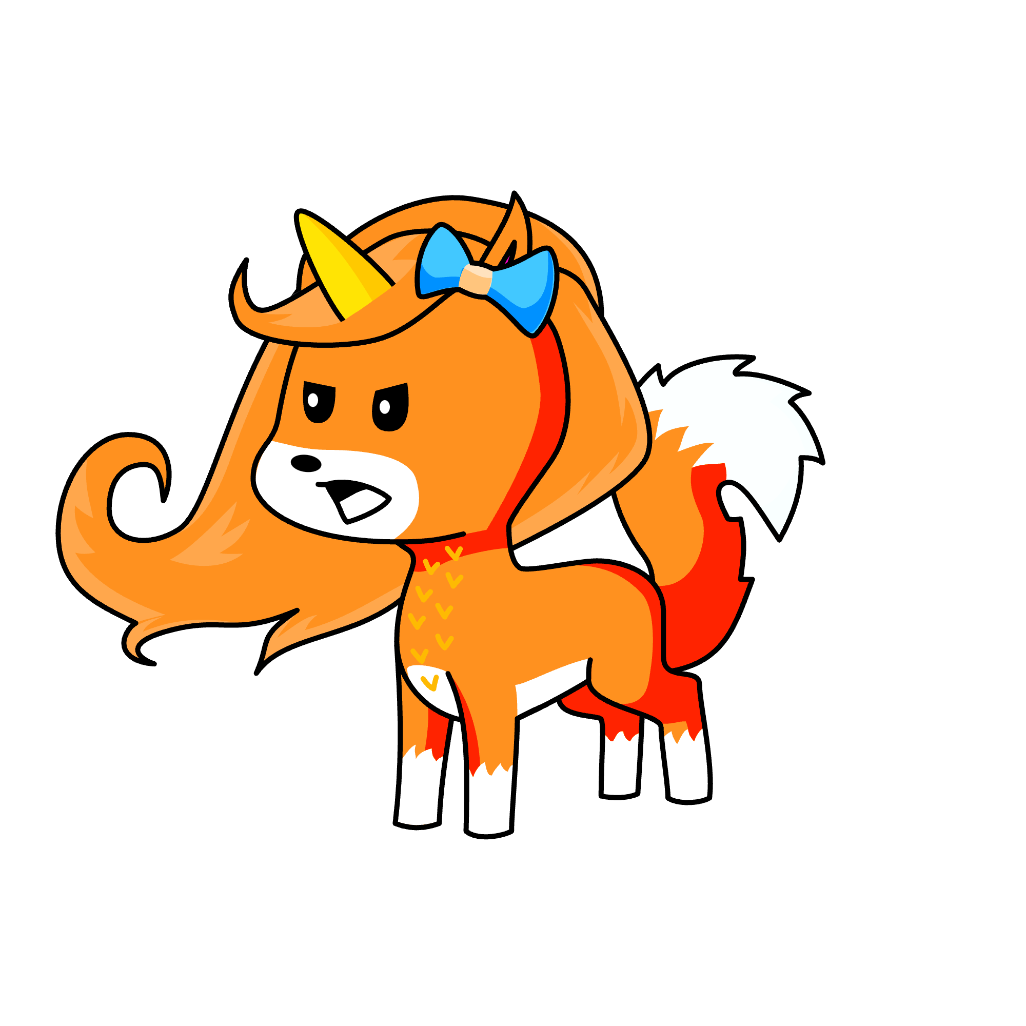Fox, the unicorn