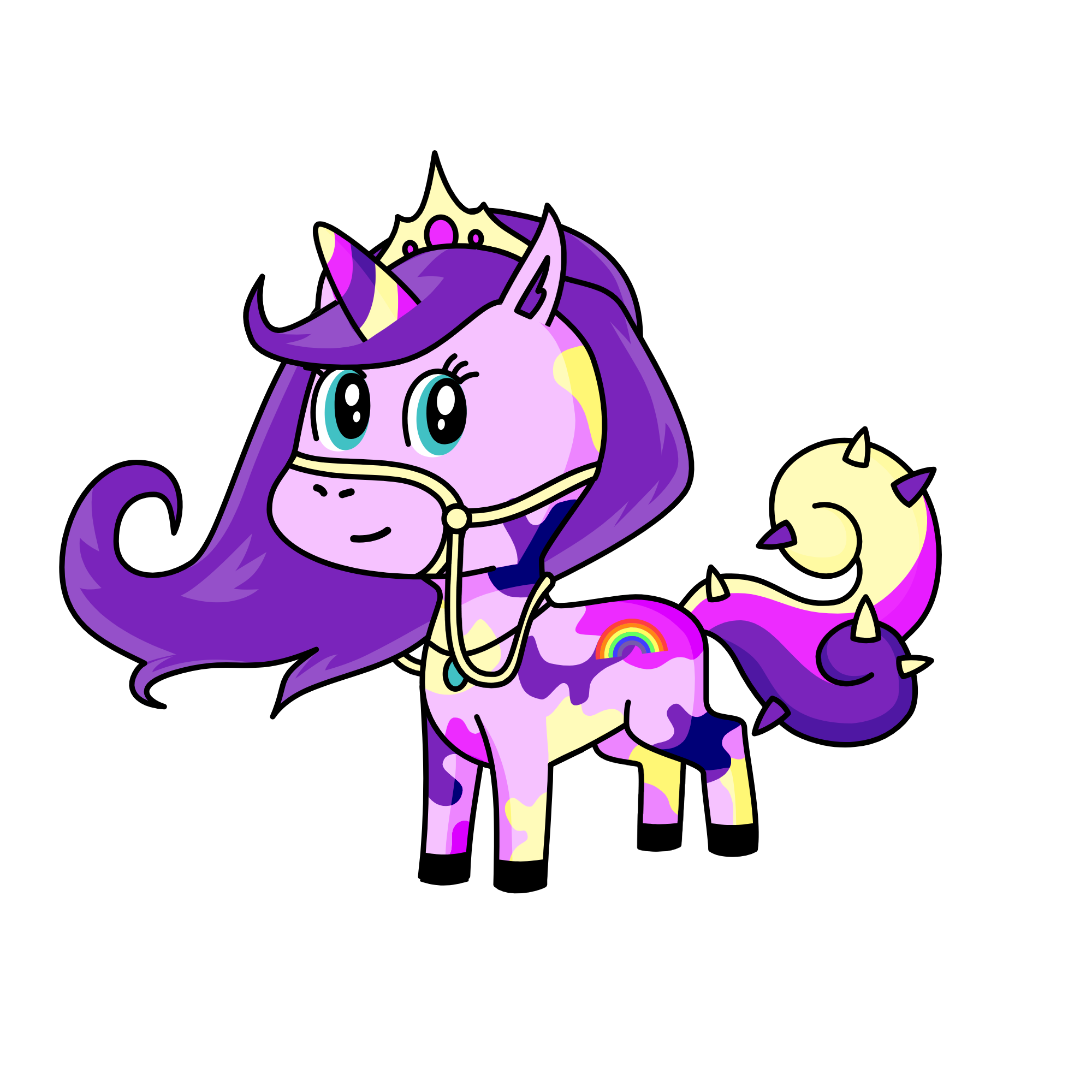cloudy, the unicorn