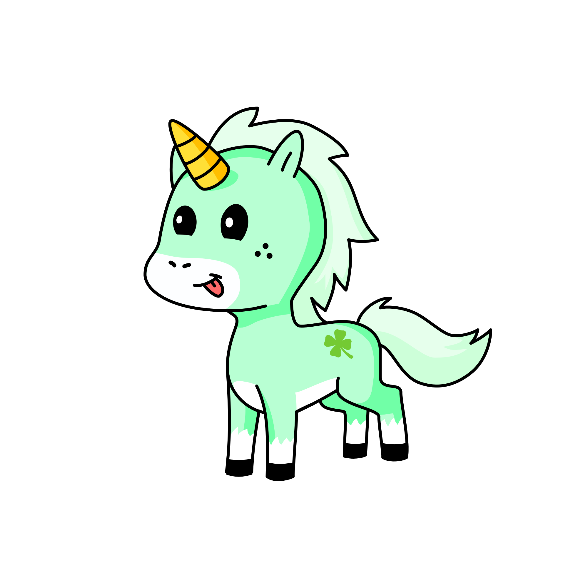 Minty, the unicorn