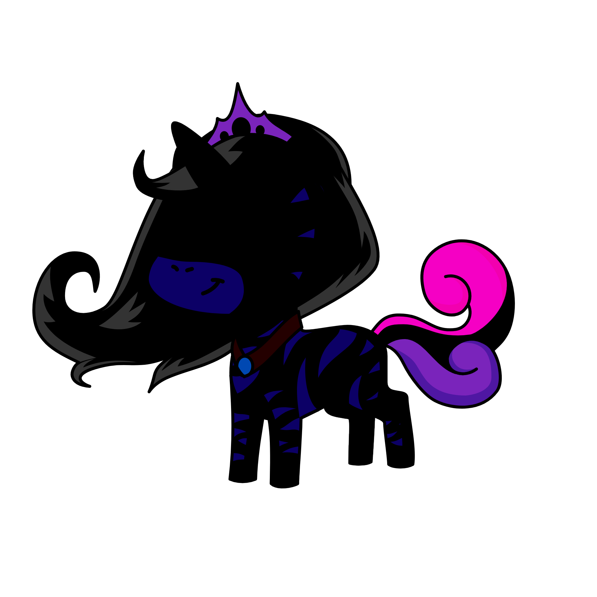black ghost, the unicorn