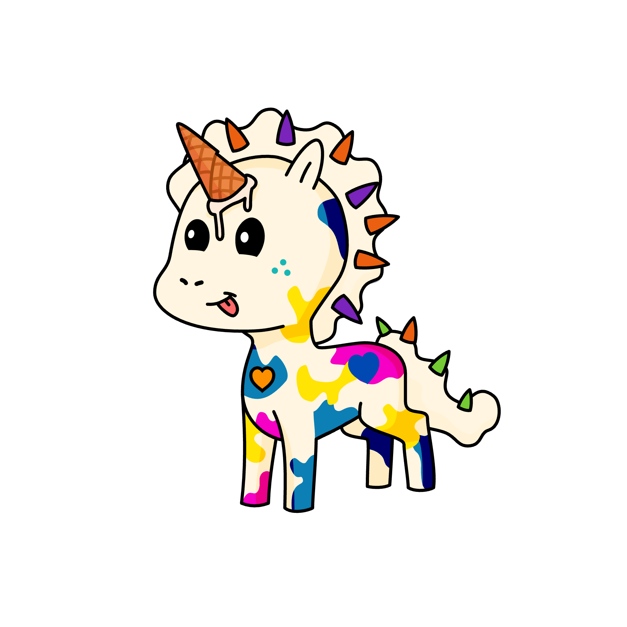 ice cream, the unicorn