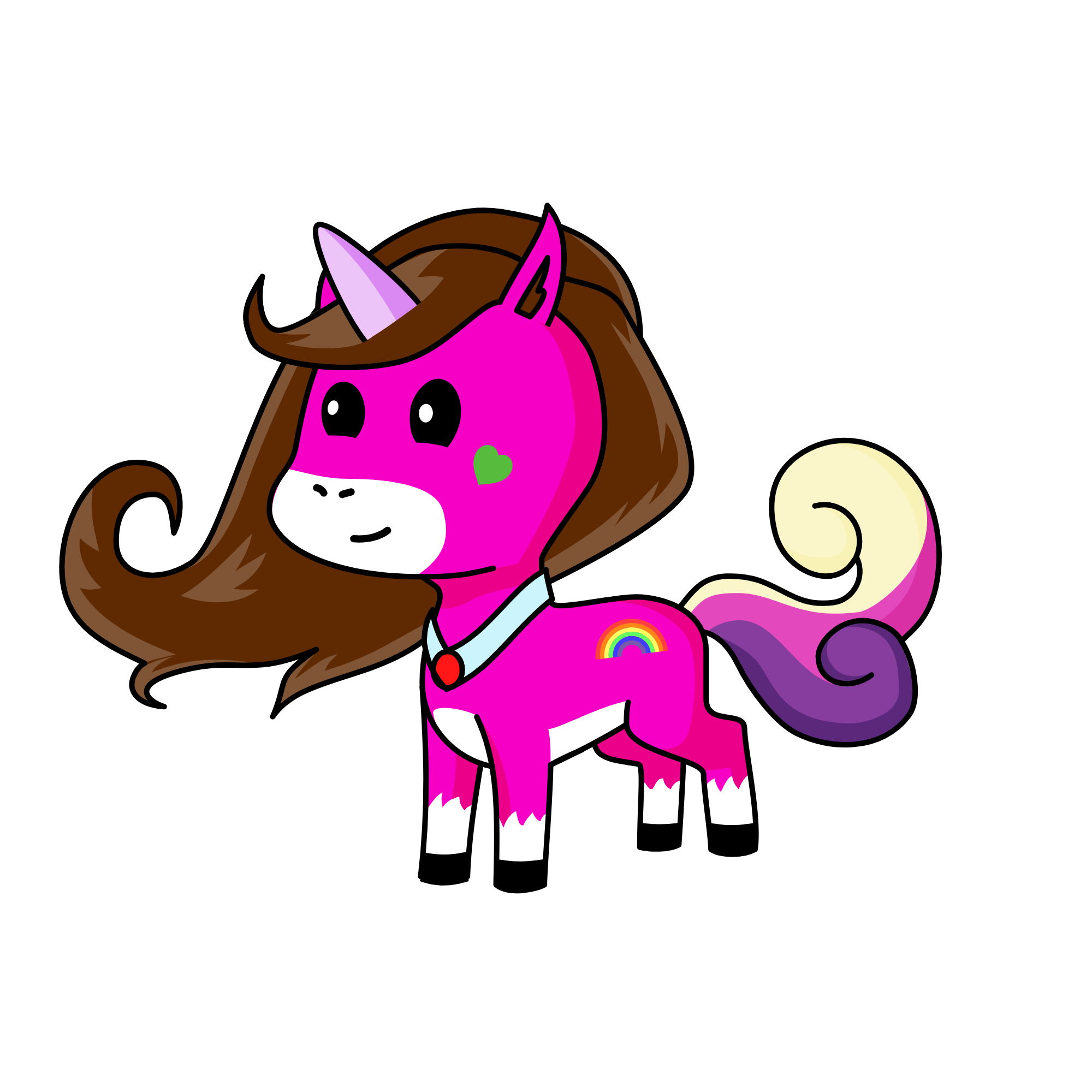 pinky, the unicorn