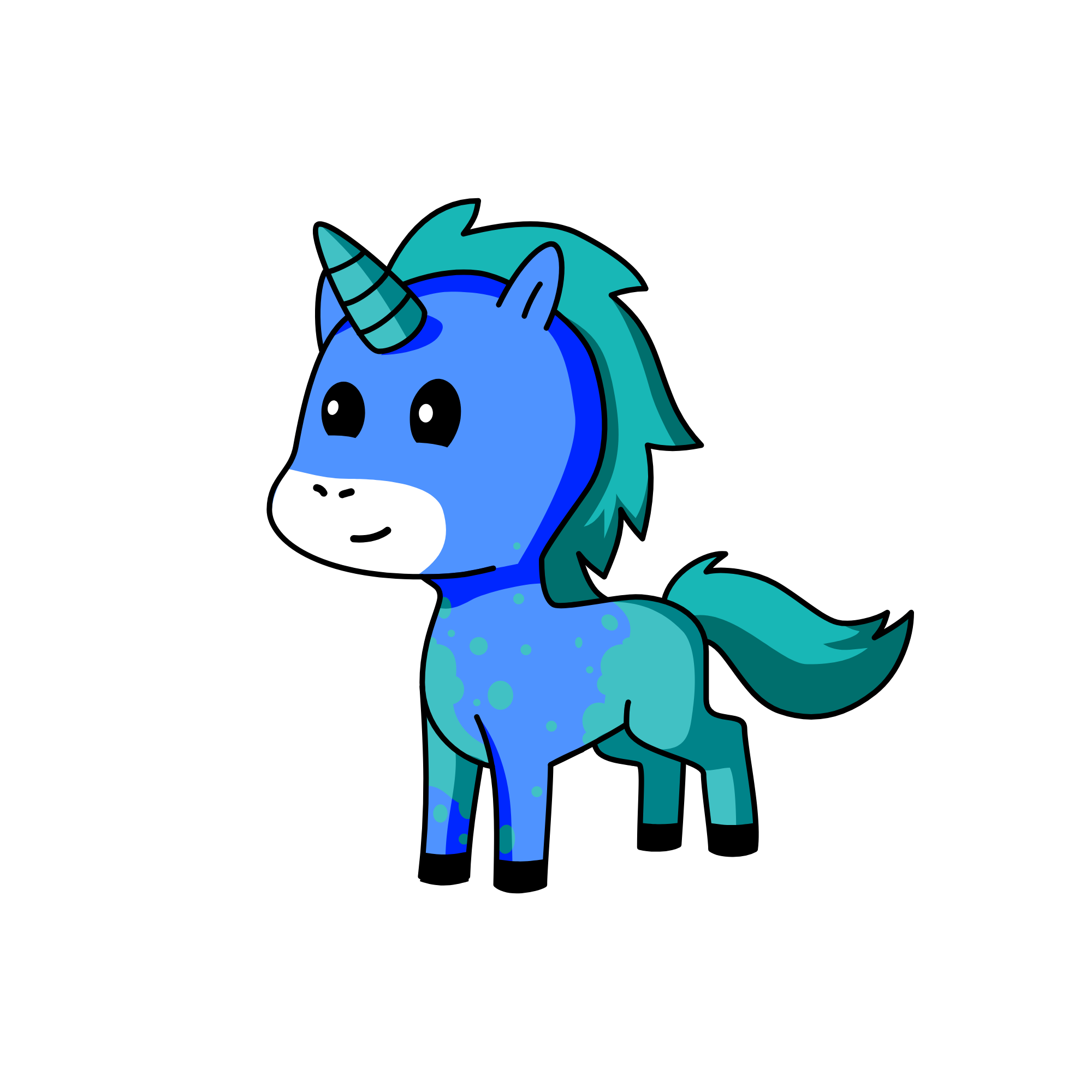 Splash, the unicorn