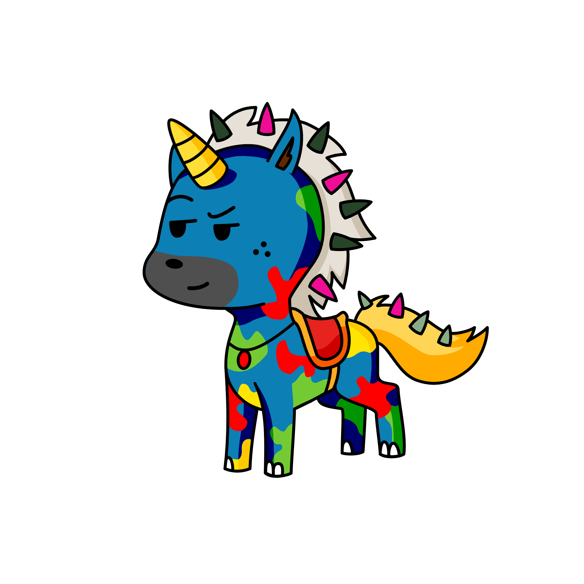 Sprinkle Spike, the unicorn