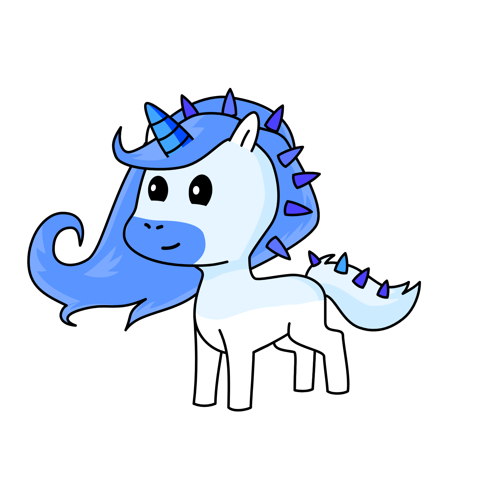 backround, the unicorn