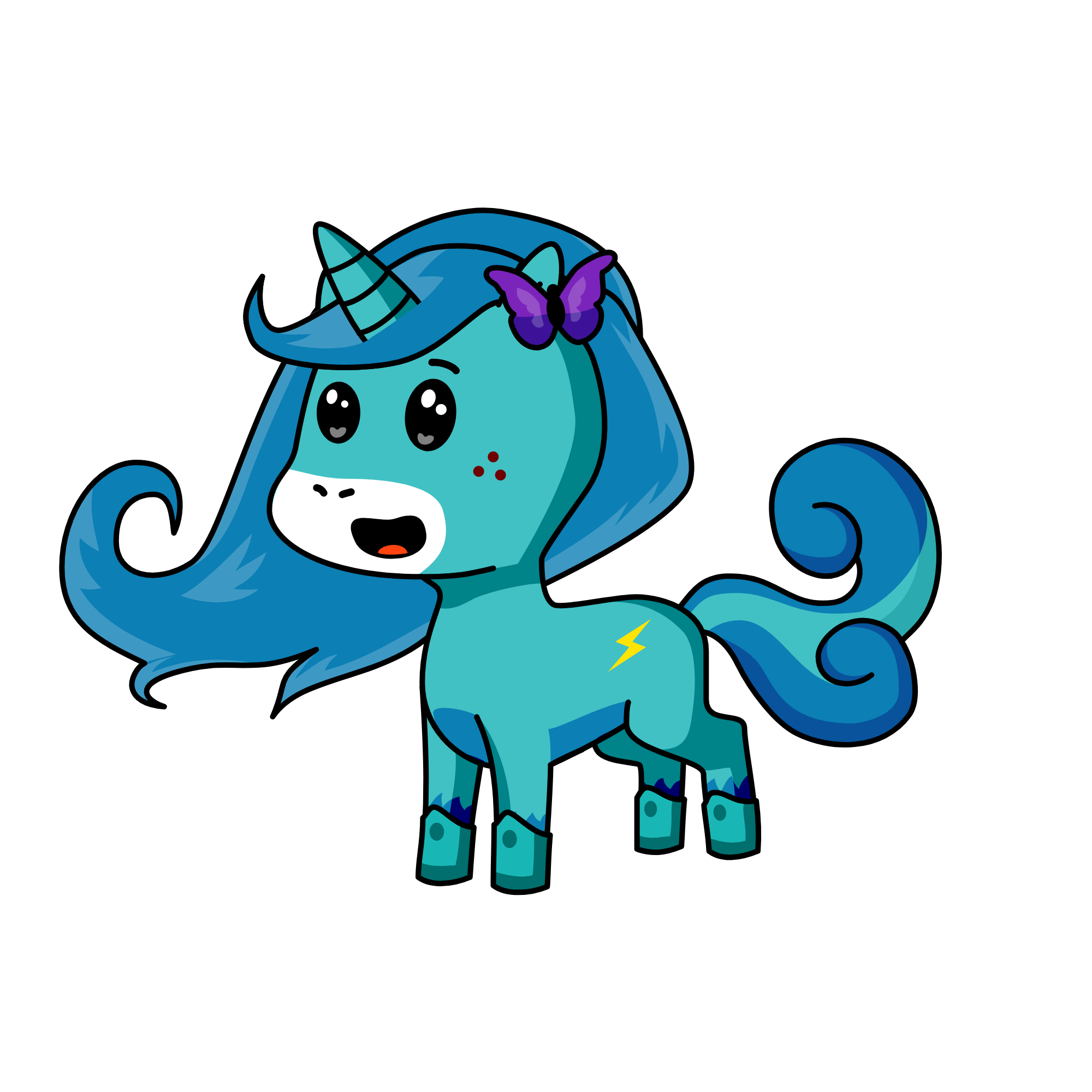 indi, the unicorn