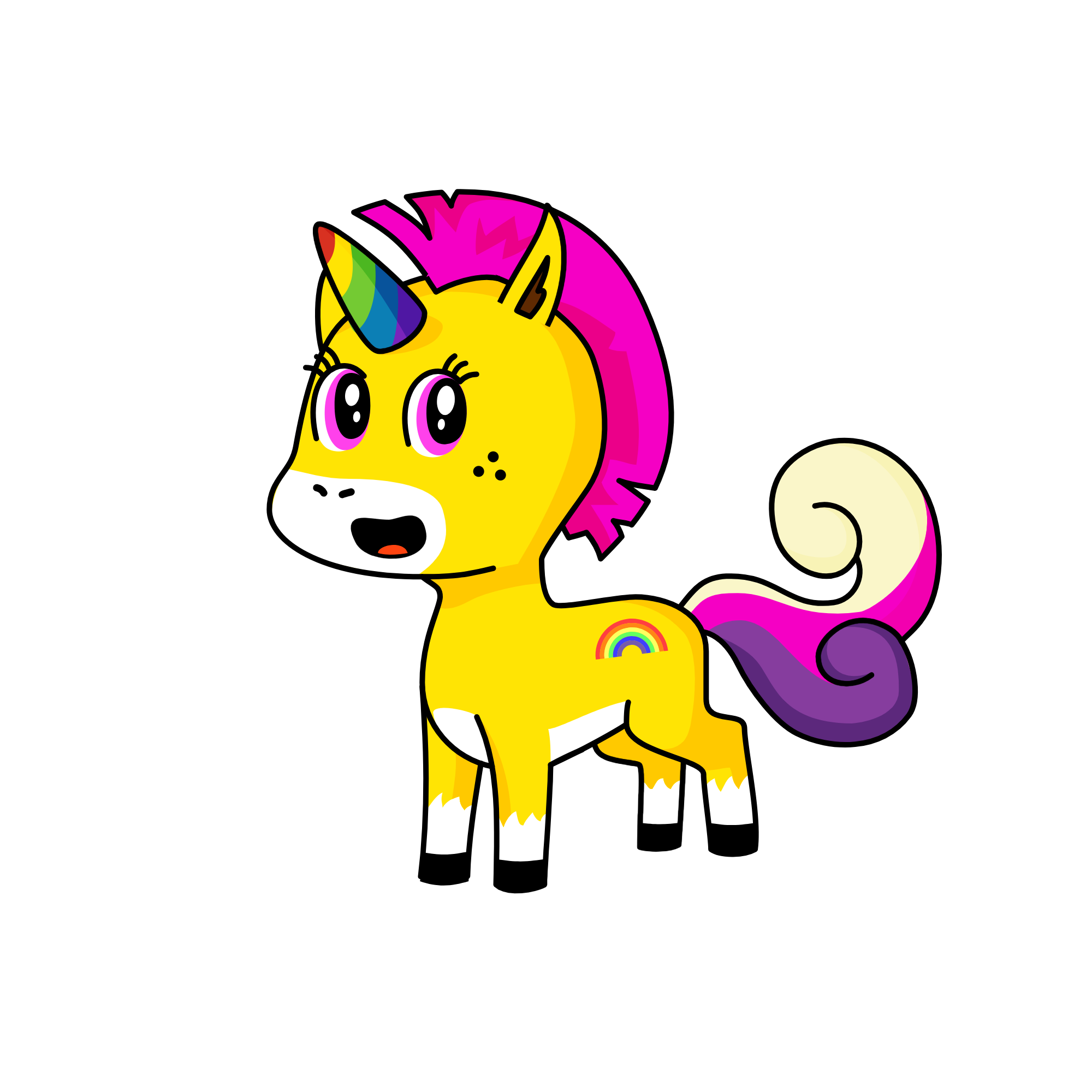 Funky , the unicorn