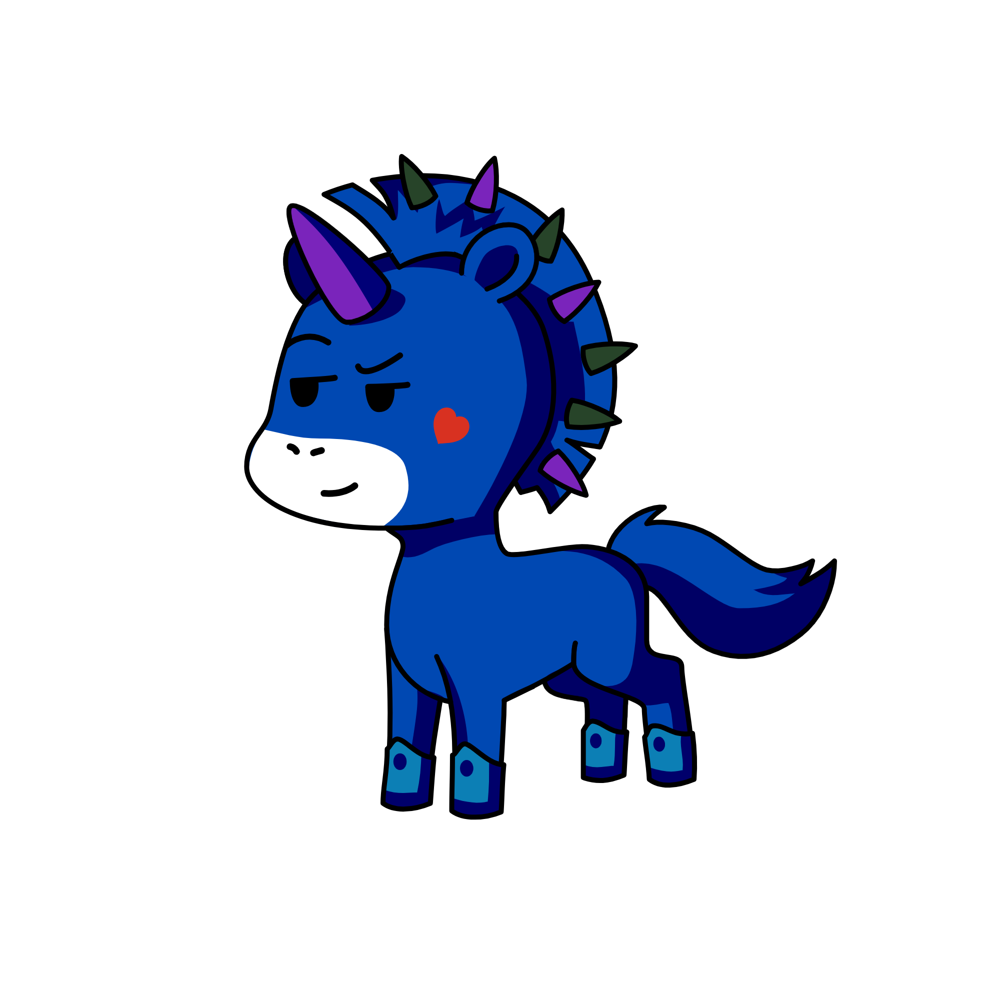 EMO Getting rizzy wid it, the unicorn