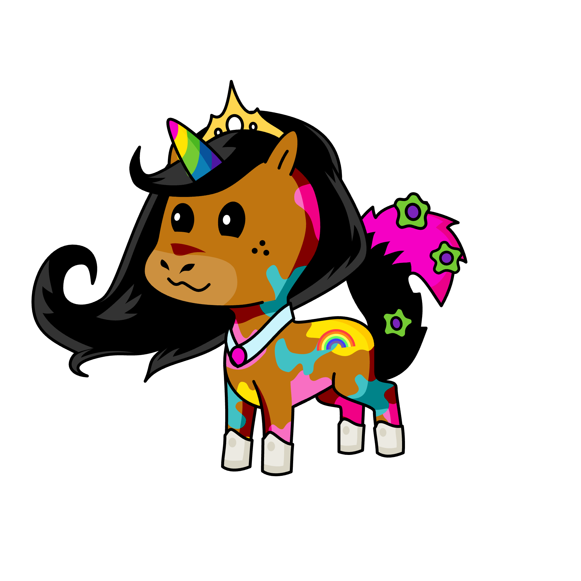 Gabe the fugly princess, the unicorn