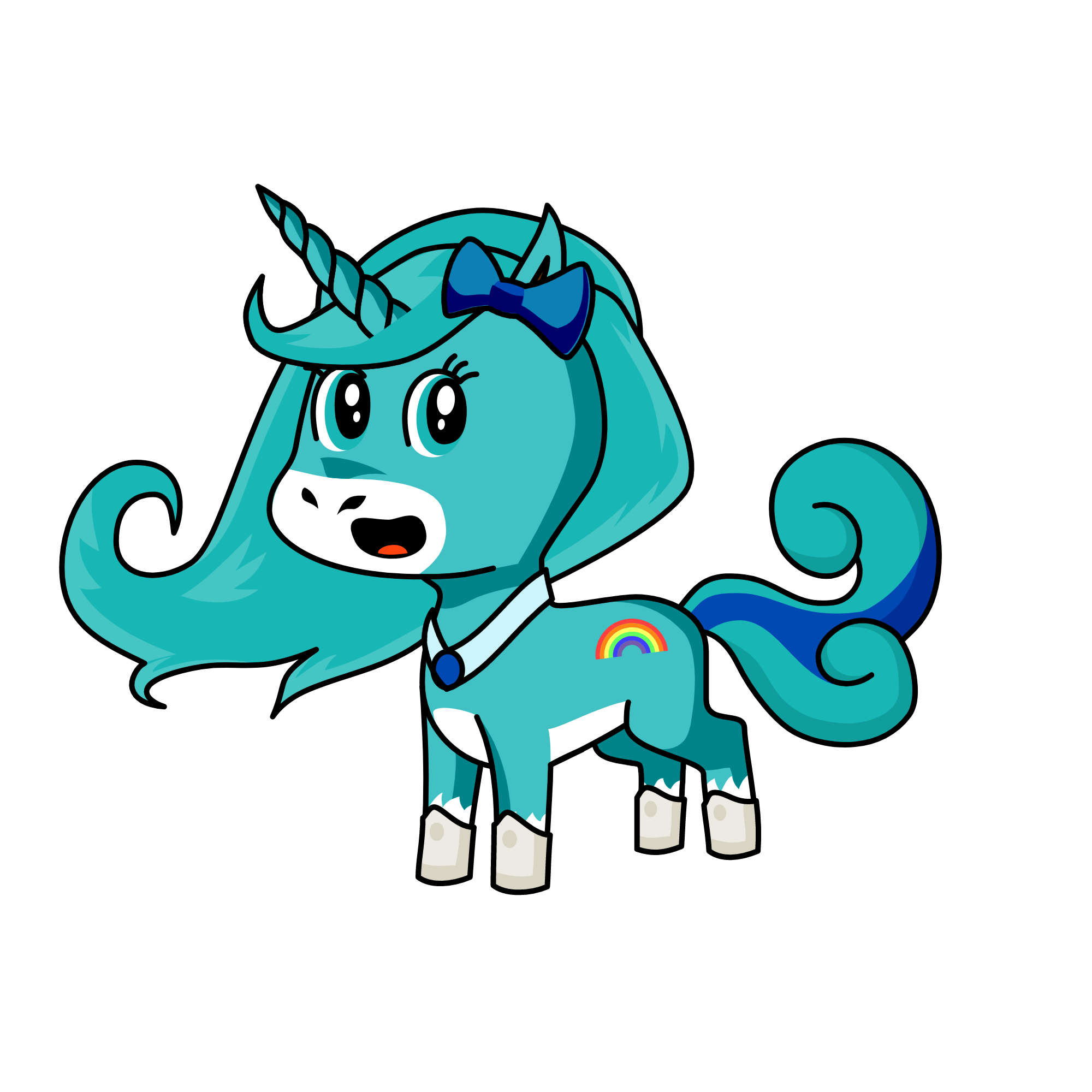 Aqua, the unicorn
