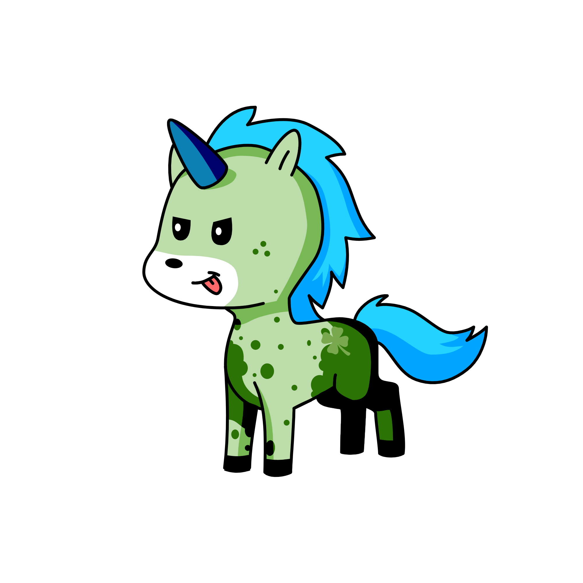 Clover, the unicorn