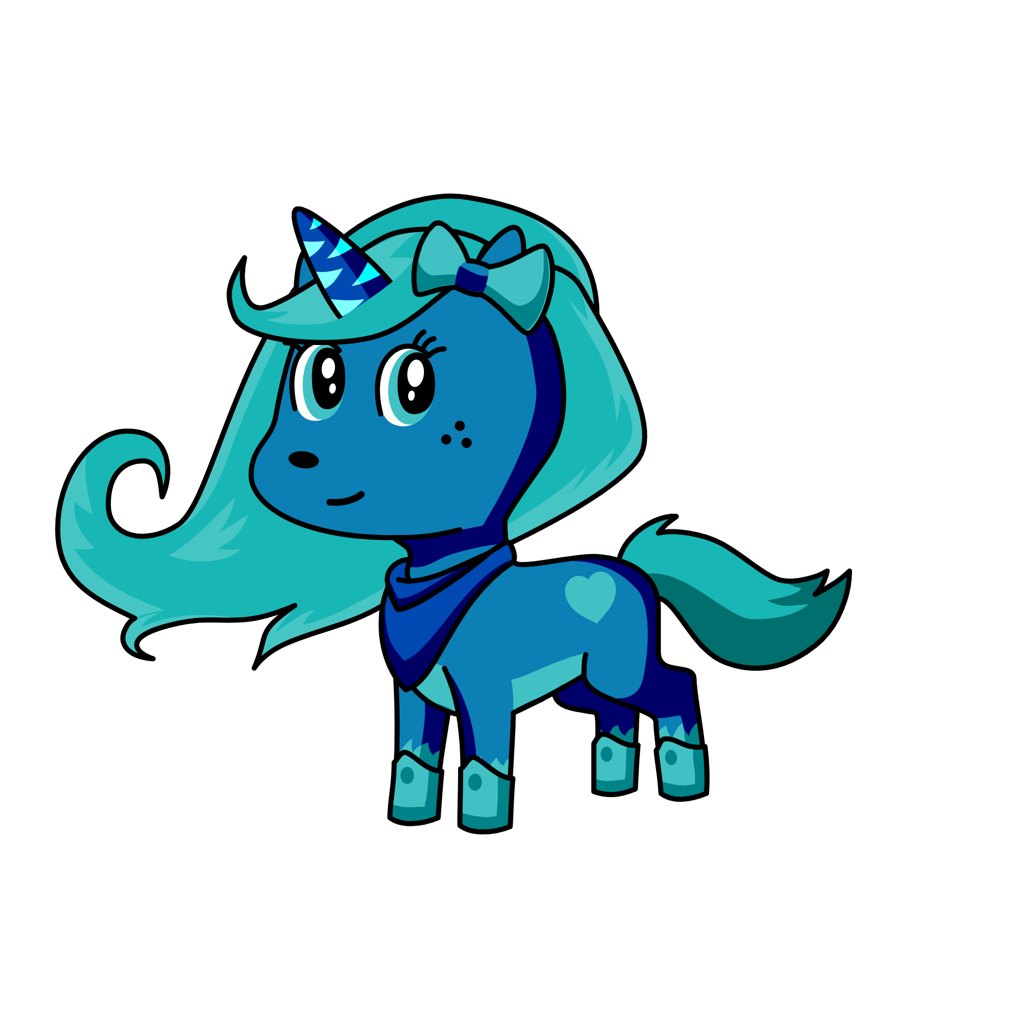 bluuDAbaddie, the unicorn