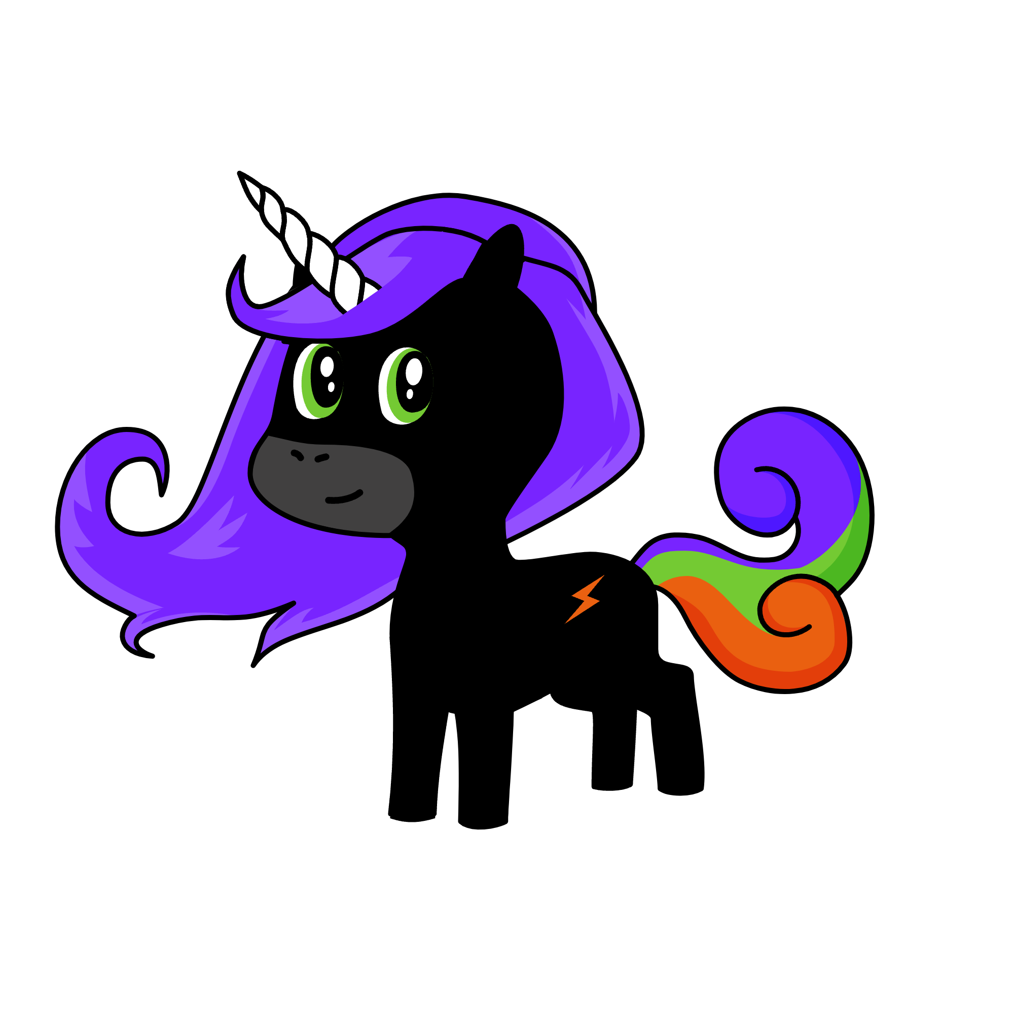 Halloweenicorn, the unicorn